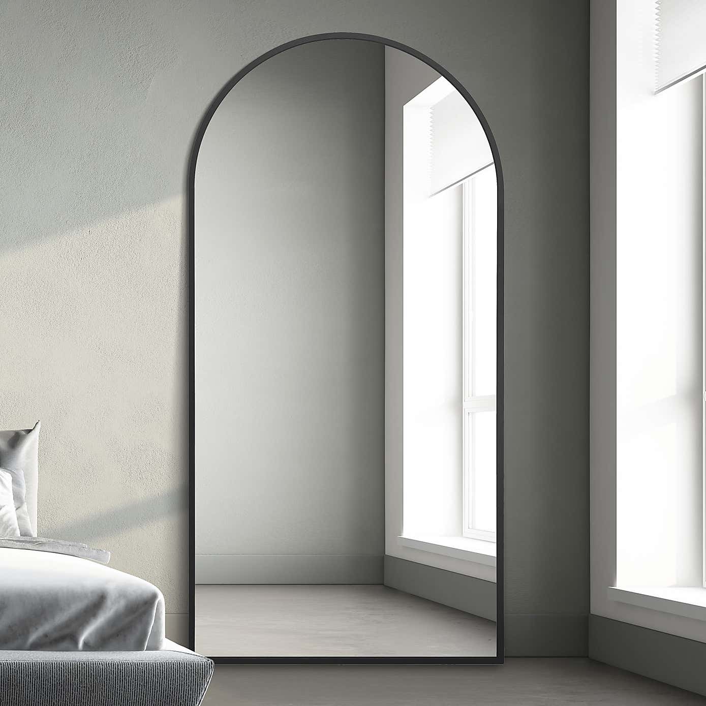 Arcus Arched Indoor Outdoor Full Length Wall Mirror