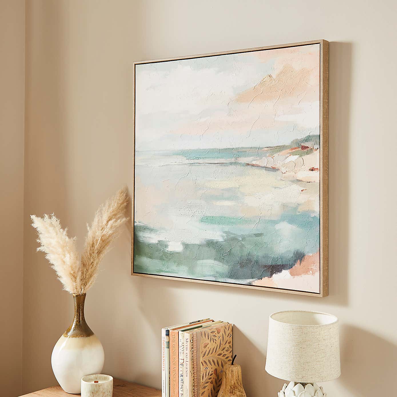 Sea View Framed Canvas