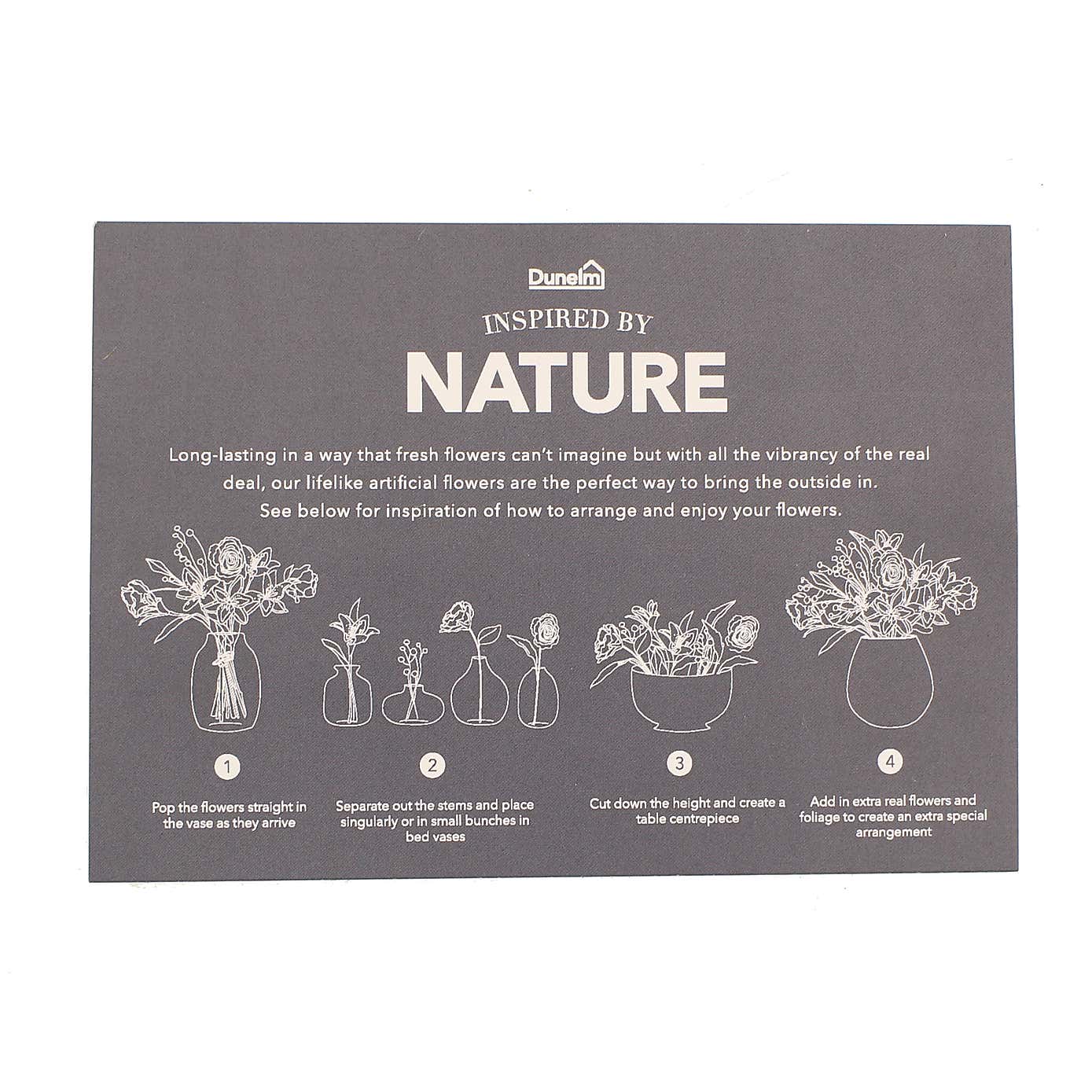 Artificial Thistle Berry and Eucalyptus Letterbox Bouquet