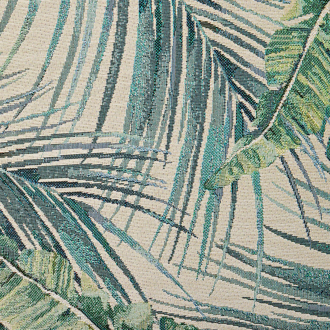 Palm Leaf Jacquard Cushion