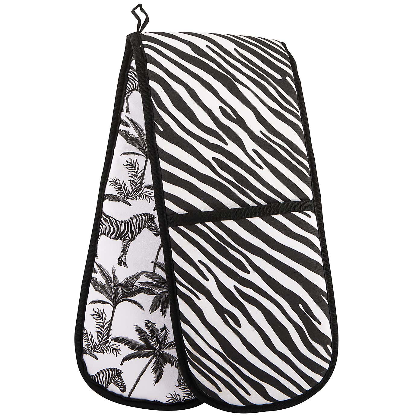 Madagascar Zebra Double Oven Gloves