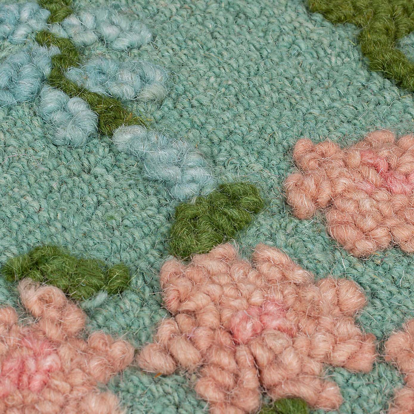 Country Garden Floral Wool Rug