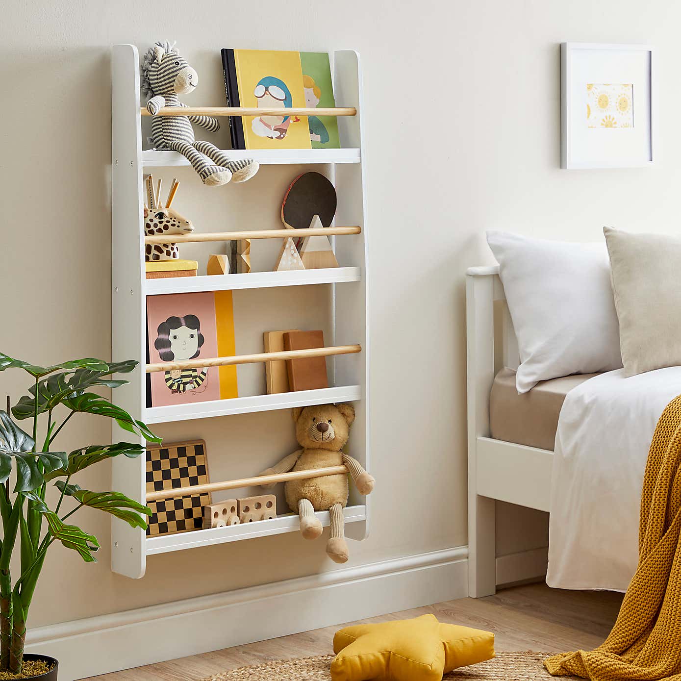 Wall Mounted Book Shelf