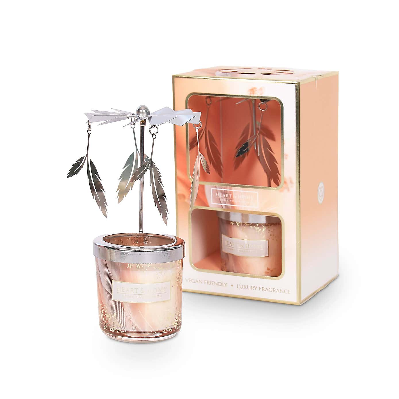 Heart & Home Angel Touch Mini Carousel Candle