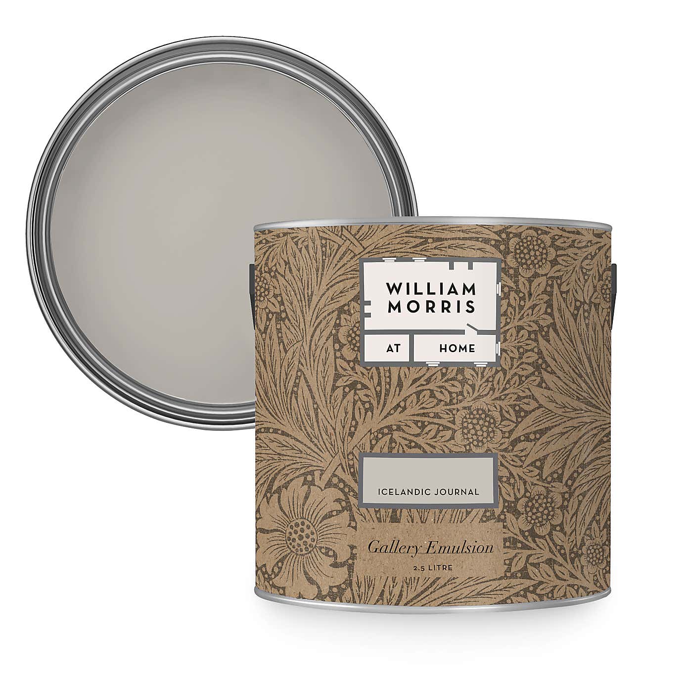 William Morris At Home Icelandic Journal Gallery Emulsion Paint