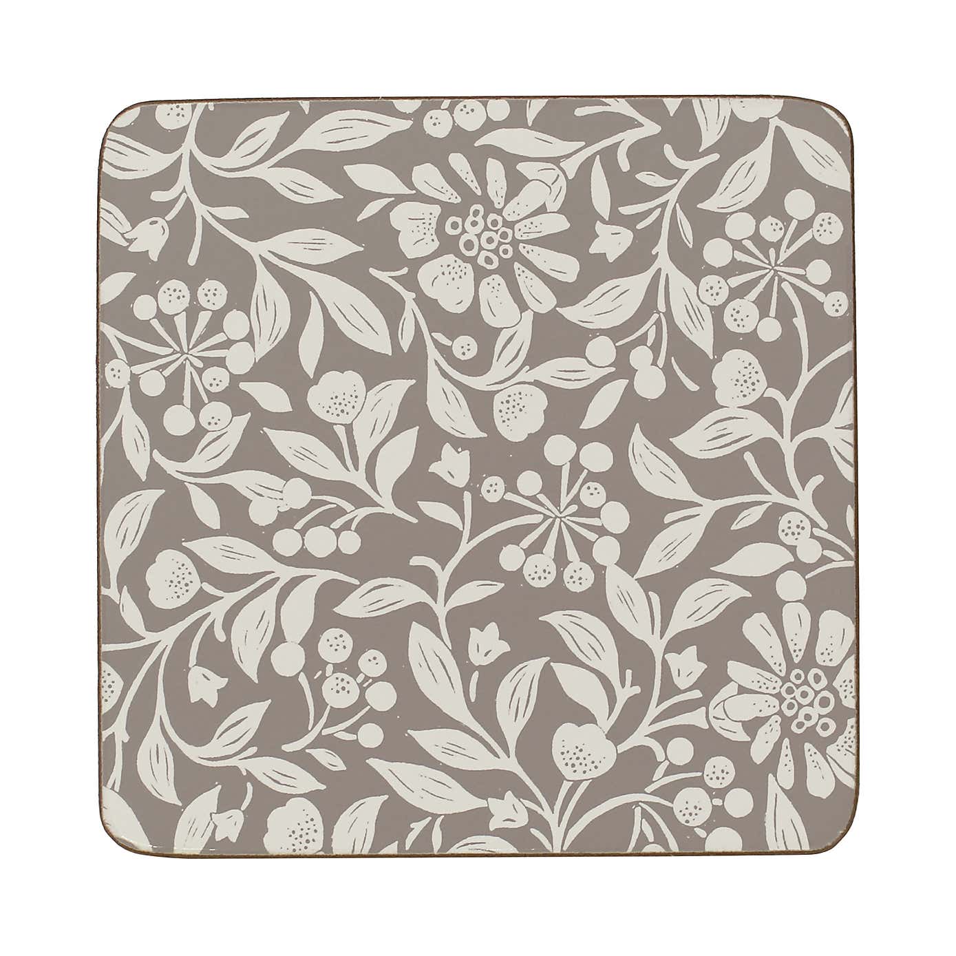 Set of 4 Chartwell Cork Back Coasters