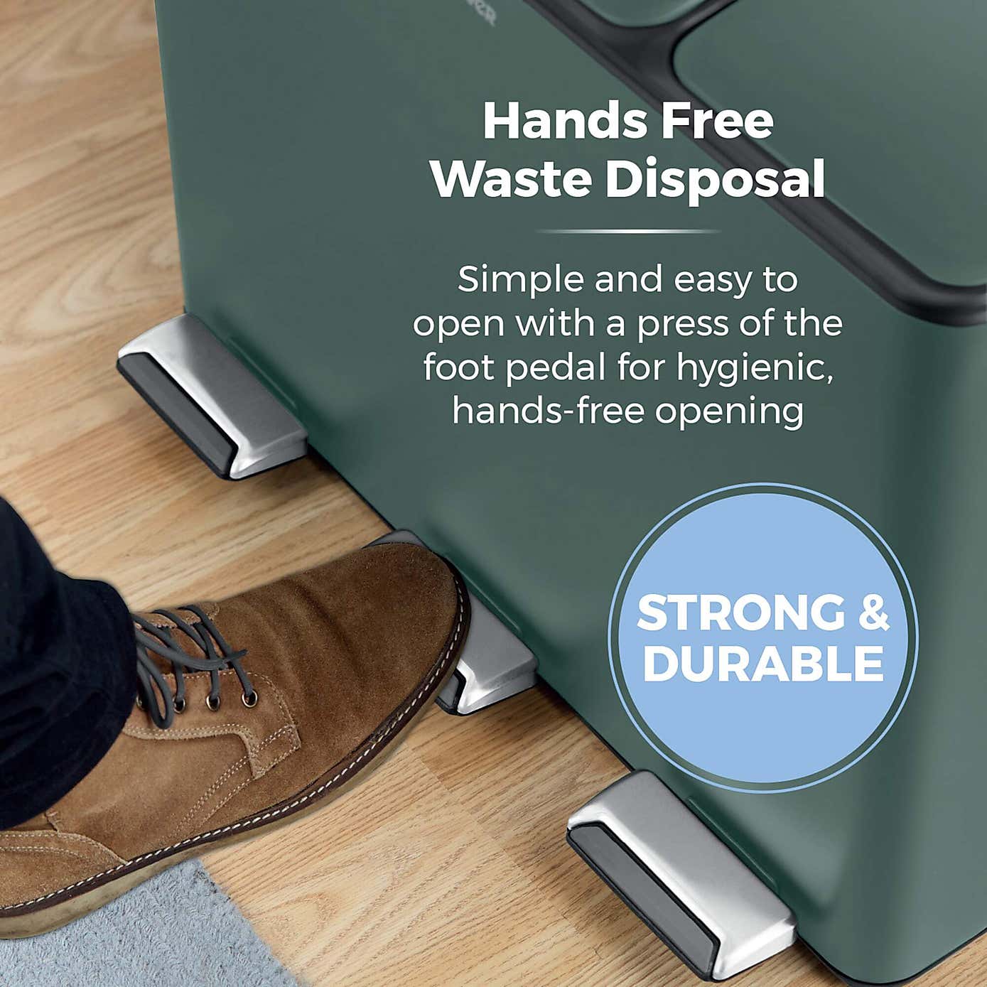 Tower 45L Recycling Pedal Bin