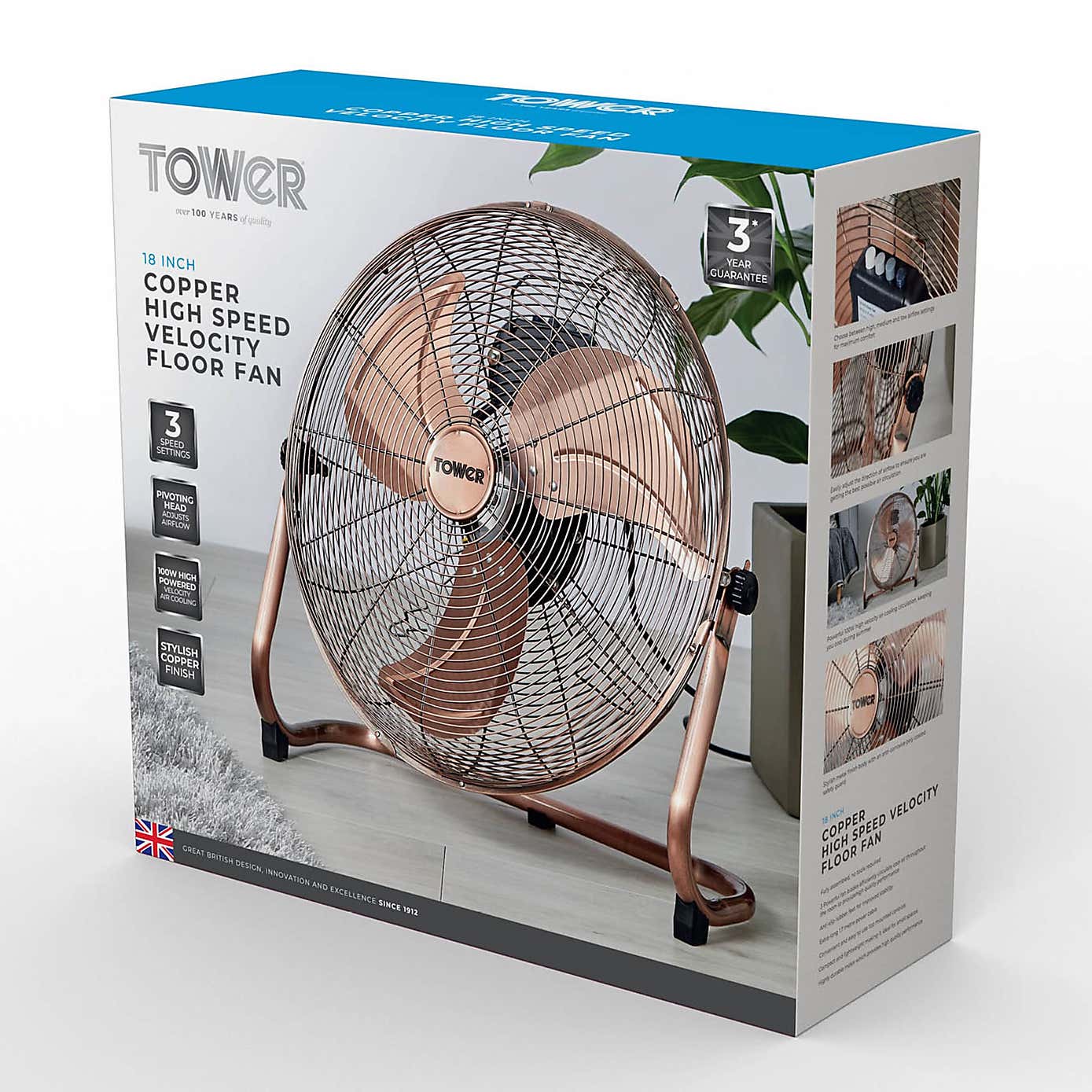 Tower Velocity 18" Floor Fan
