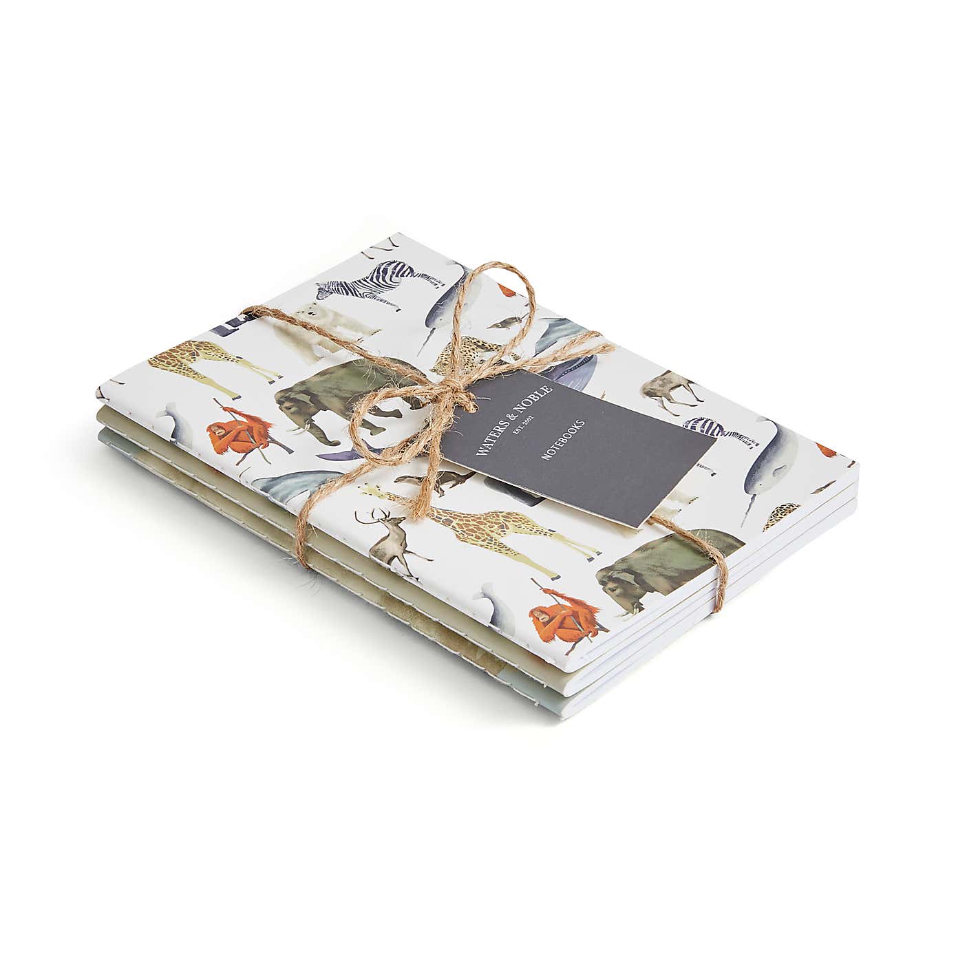 Set of 3 Mammals Softcover Notebooks