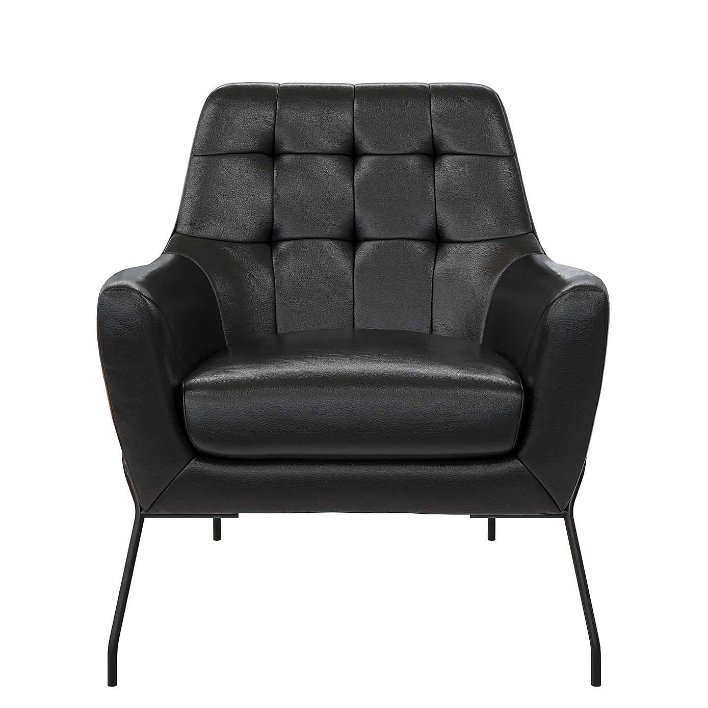 Brayden Faux Leather Accent Chair