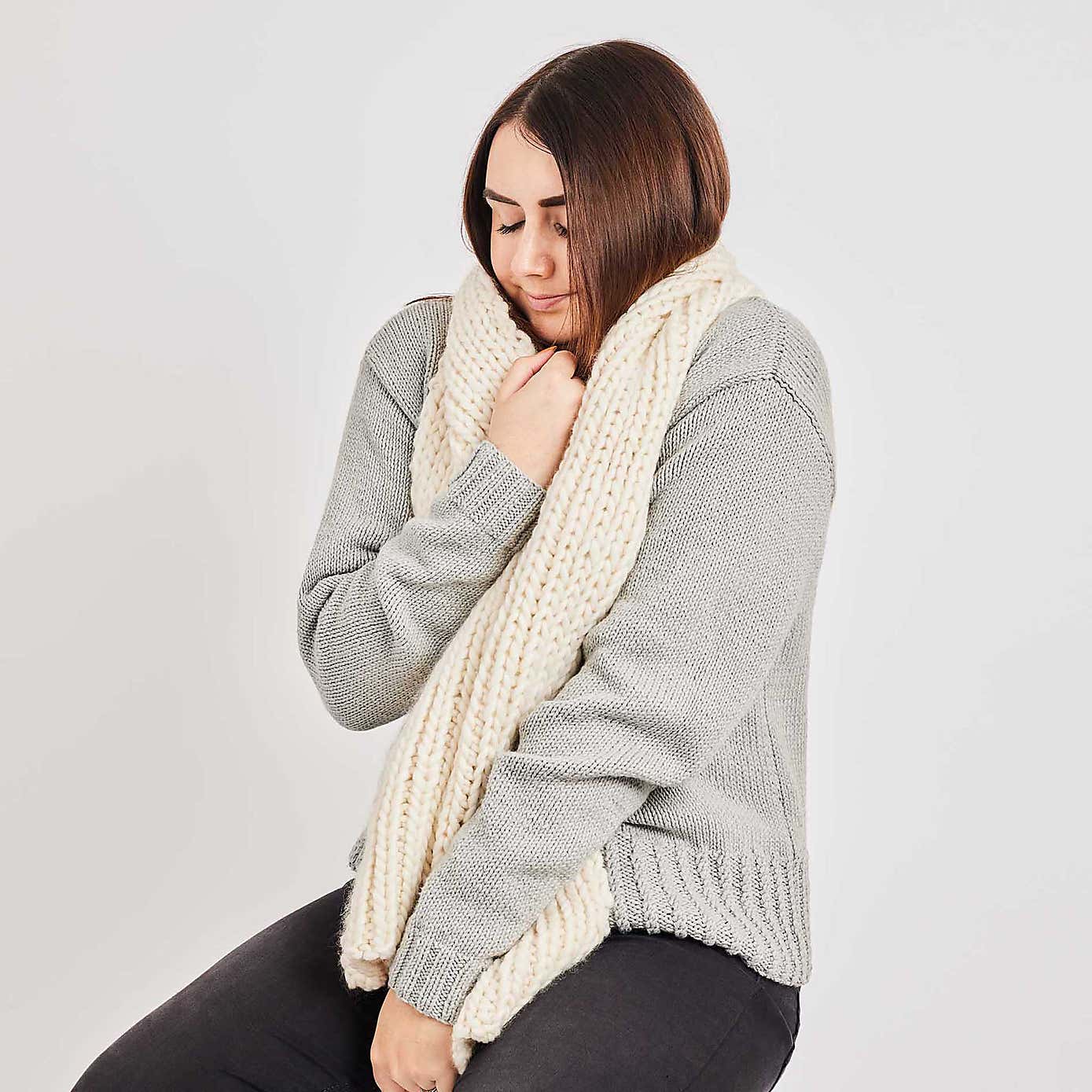 Vale Scarf Knitting Kit