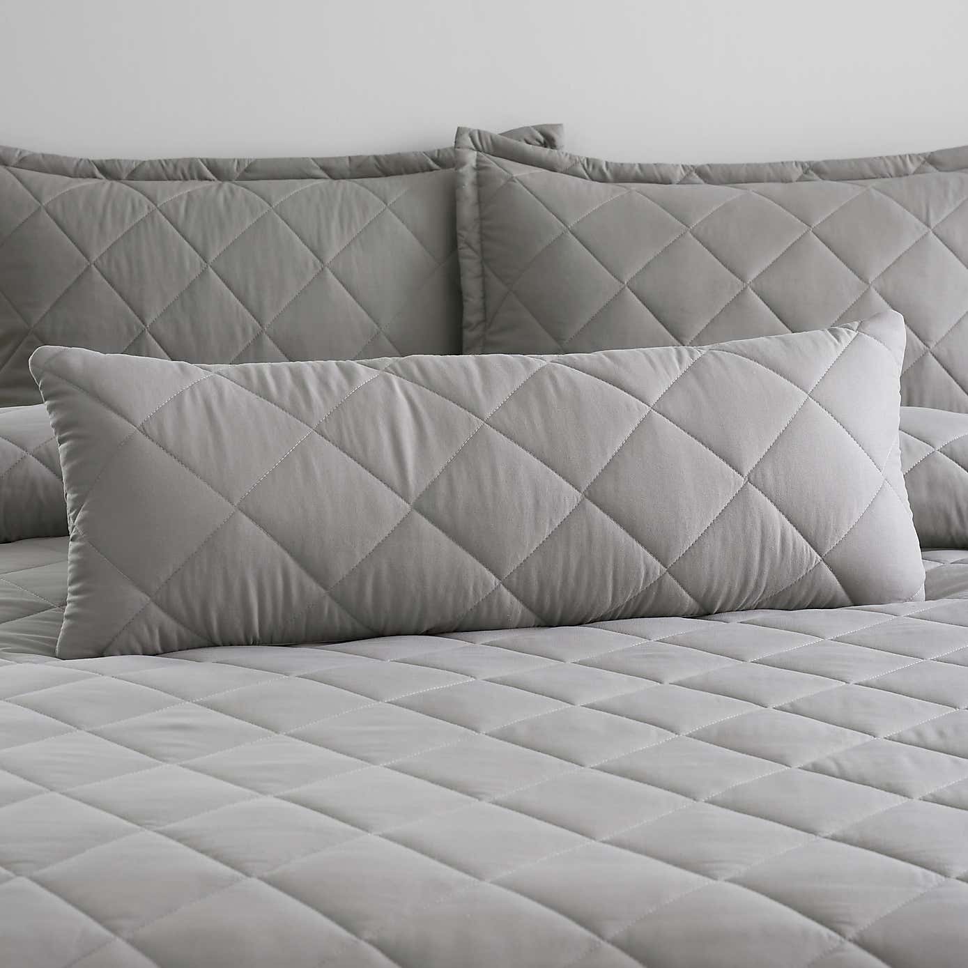 Helston Quilted Rectangle Cushion Cover