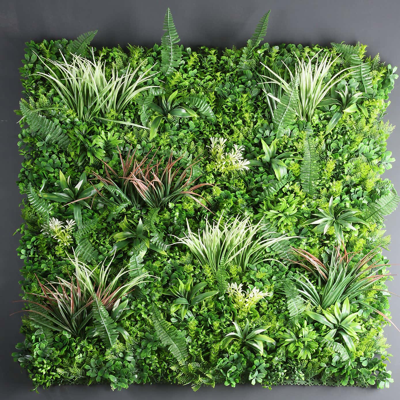 Artificial Mixed Grass Living Wall Panel