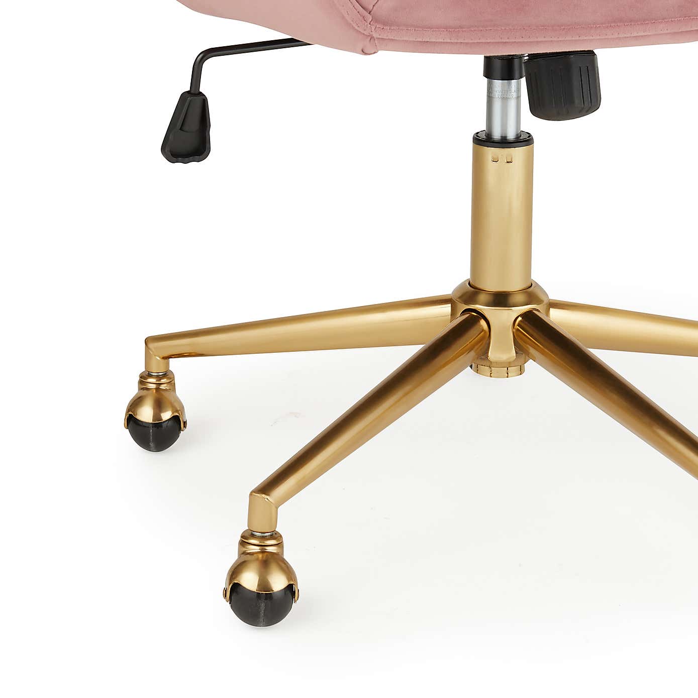 Connie Pleated Velvet Office Chair