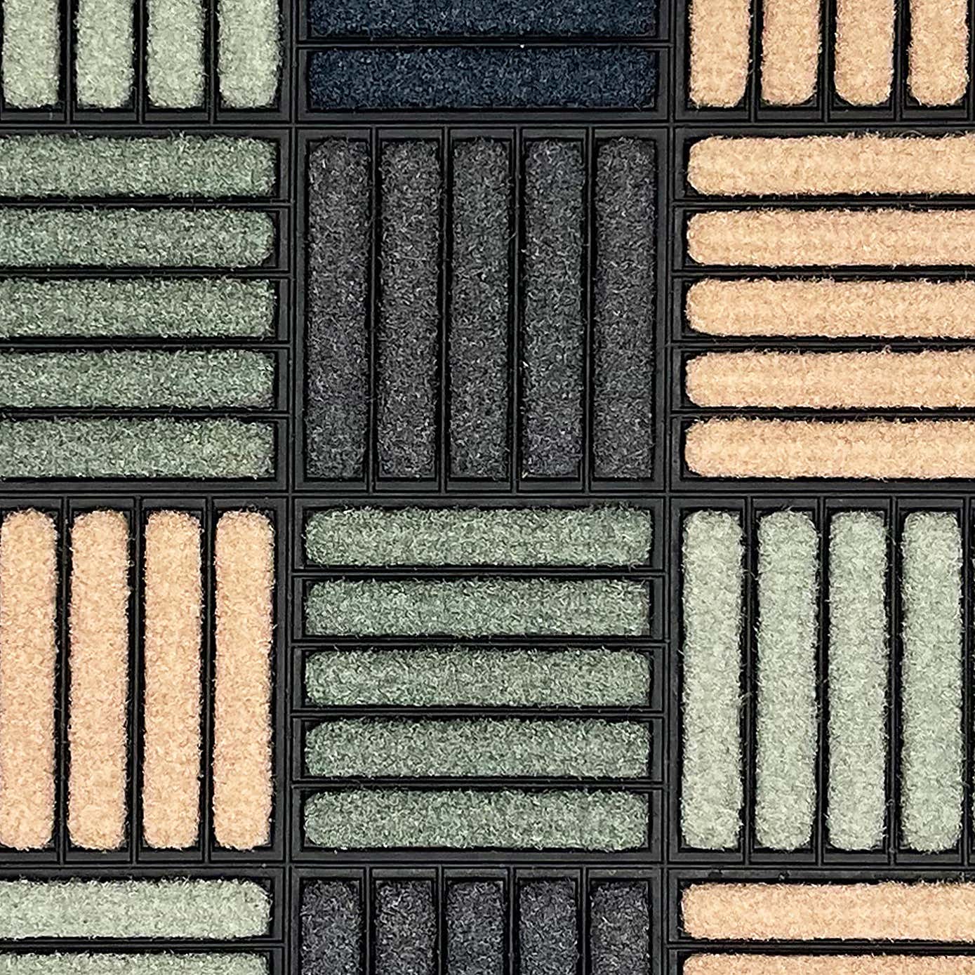 Scrape N Sorb Squares Outdoor Doormat