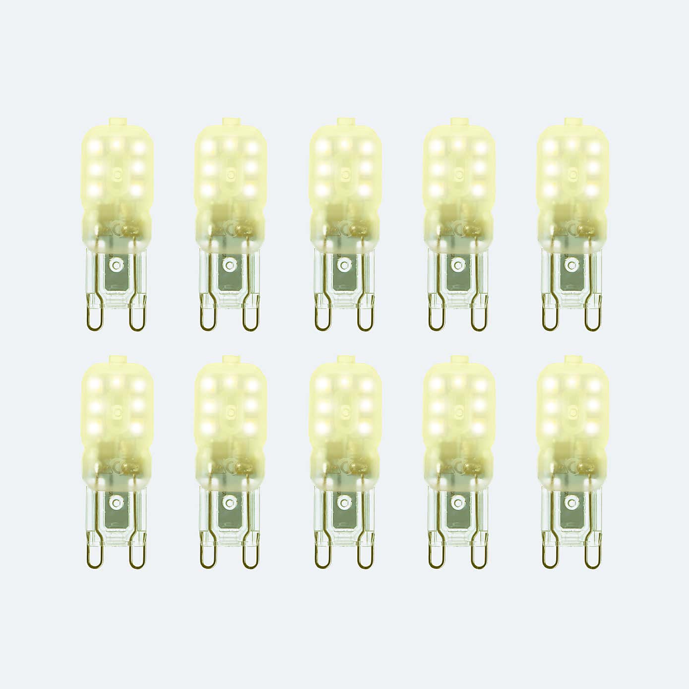 Status 2.2W Clear G9 Capsule Bulb 10 Pack