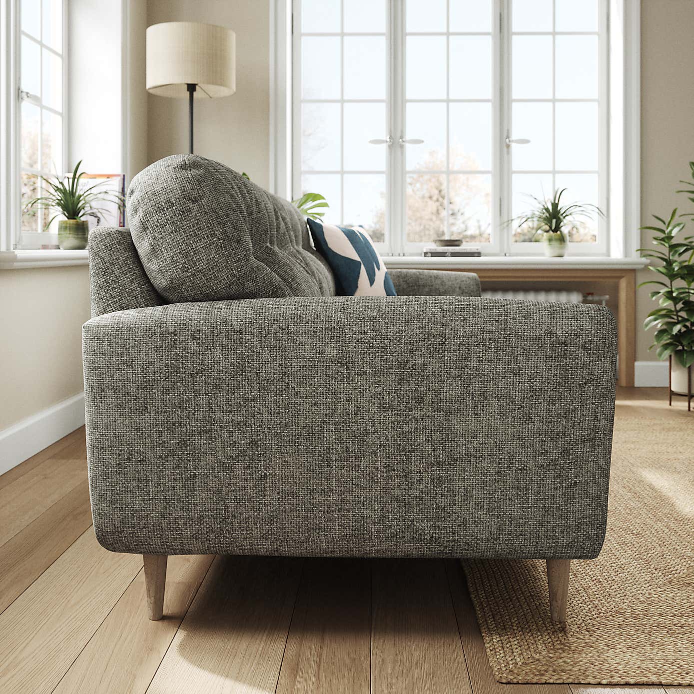 Sven Chunky Chenille 4 Seater Sofa