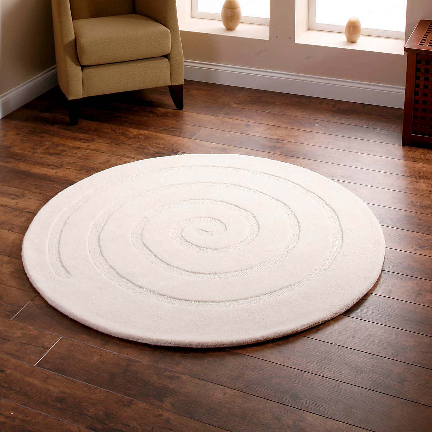 Spiral Circle Rug