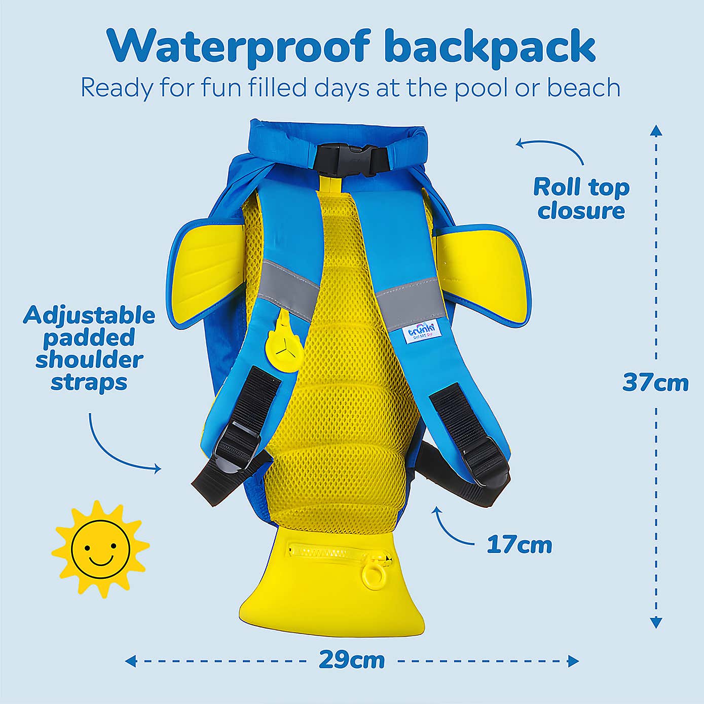 Trunki PaddlePak Tang Kids Water Resistant Backpack
