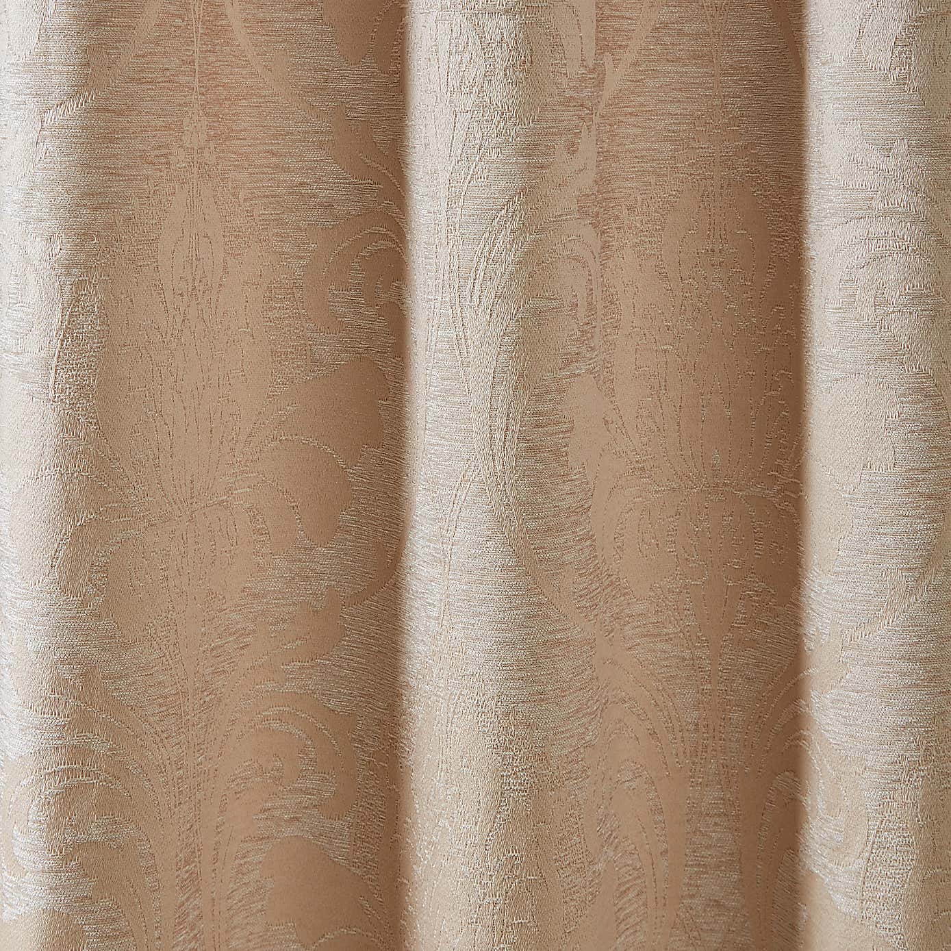 Zahra Chenille Jacquard Pencil Pleat Curtains