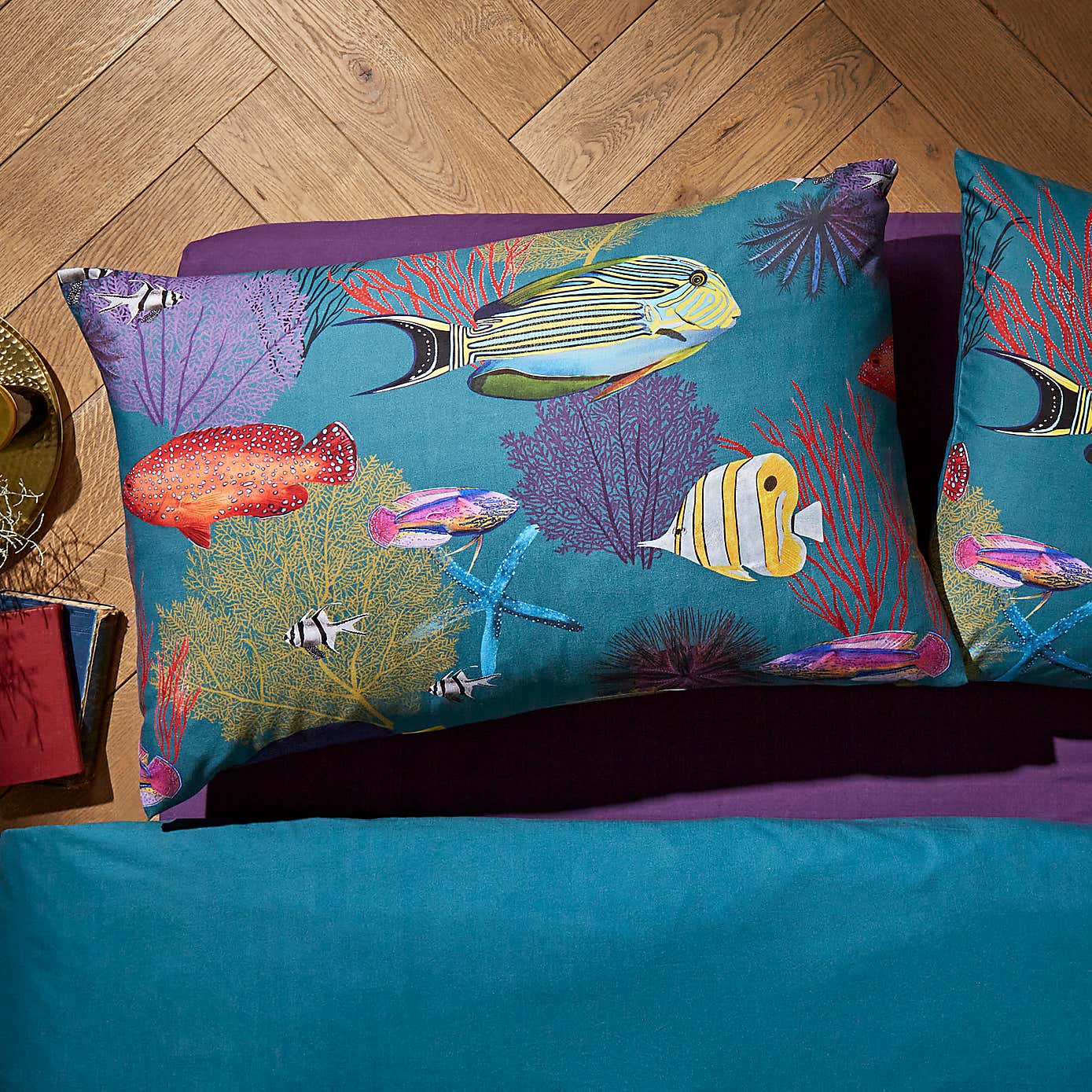 Reef 100% Cotton Duvet Cover & Pillowcase Set