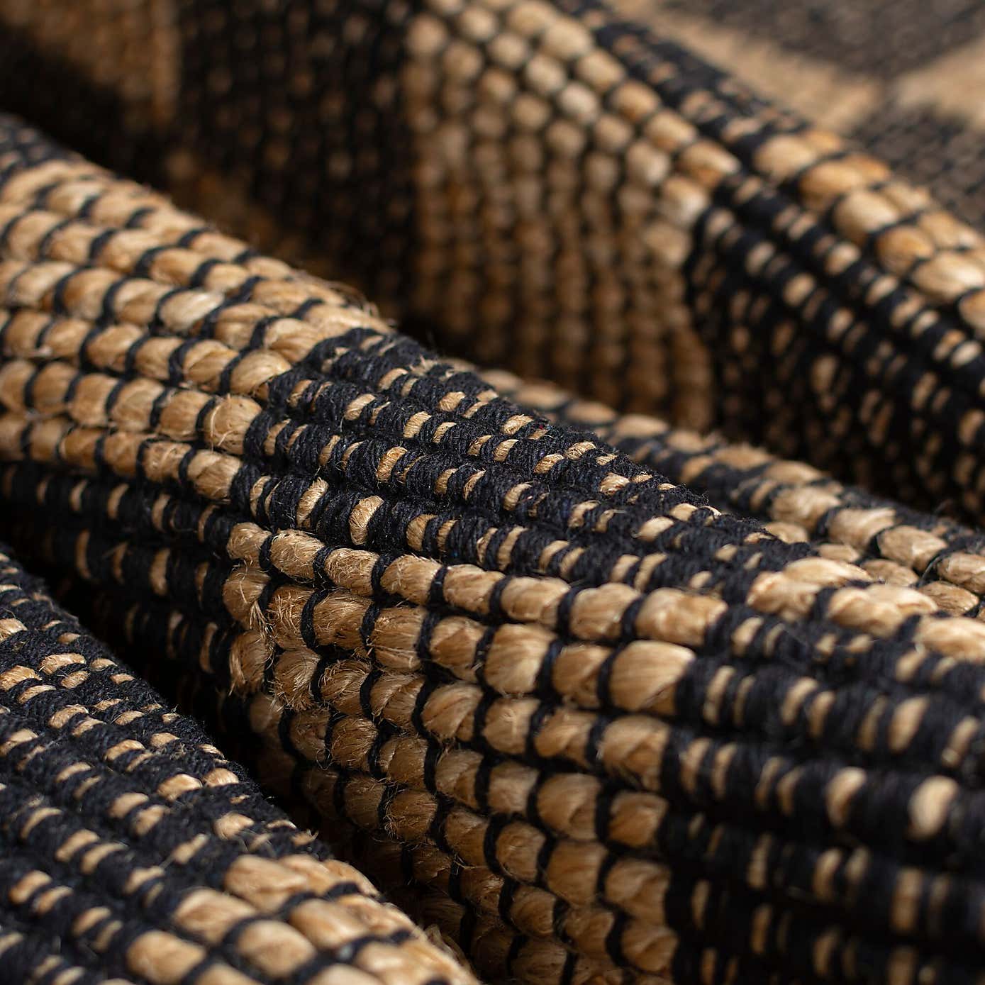 Jute Checkerboard Rug