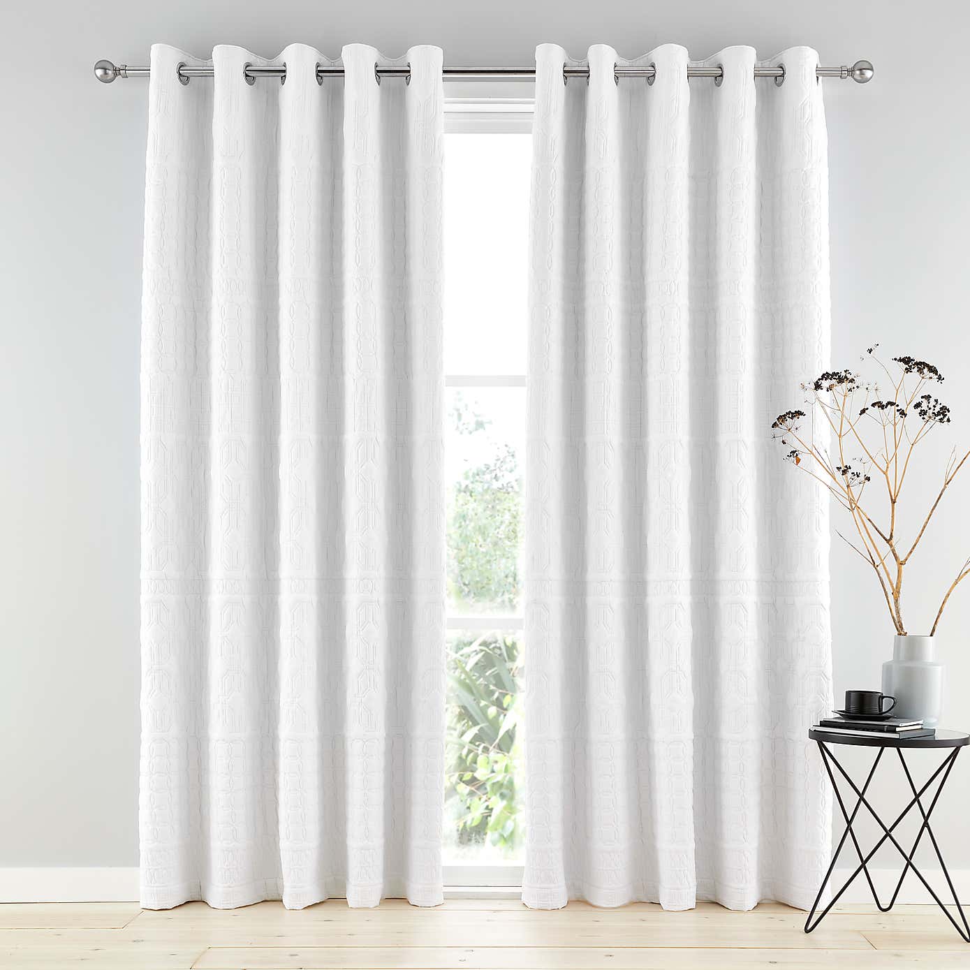 Billie Pinsonic Global Blackout Eyelet Curtains