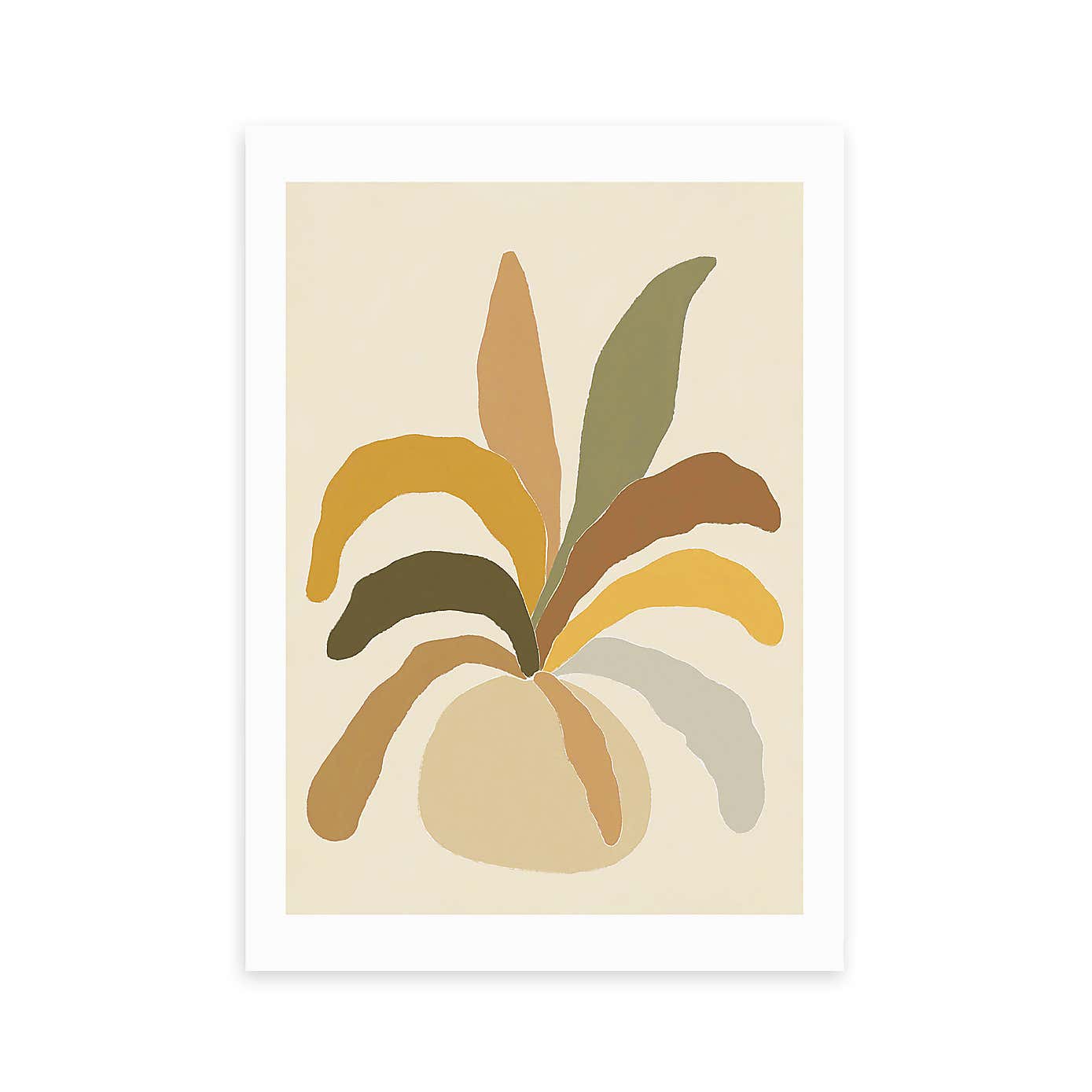 East End Prints Pastel Plant Print