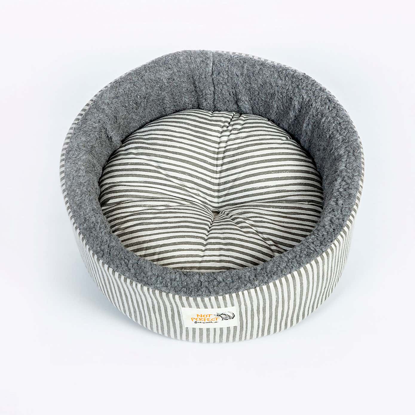 Battersea Snuggly Striped Cat Cosy Bed
