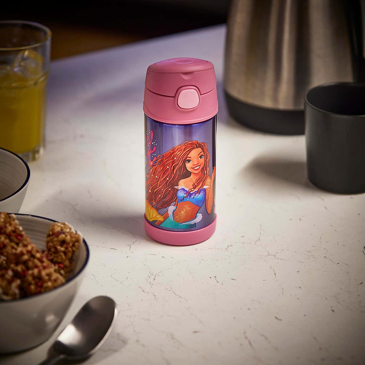 Thermos Funtainer Disney The Little Mermaid Water Bottle, 355ml