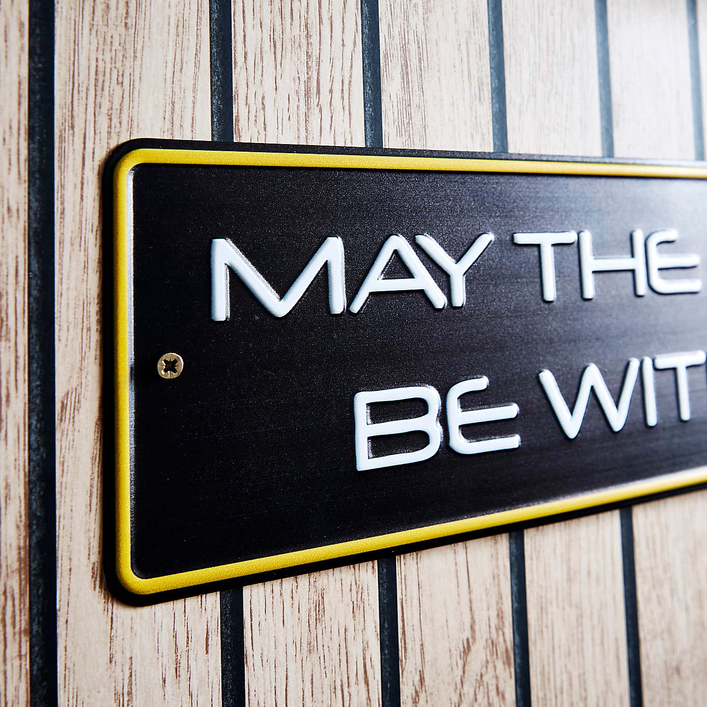 Star Wars Indoor Metal Plaque