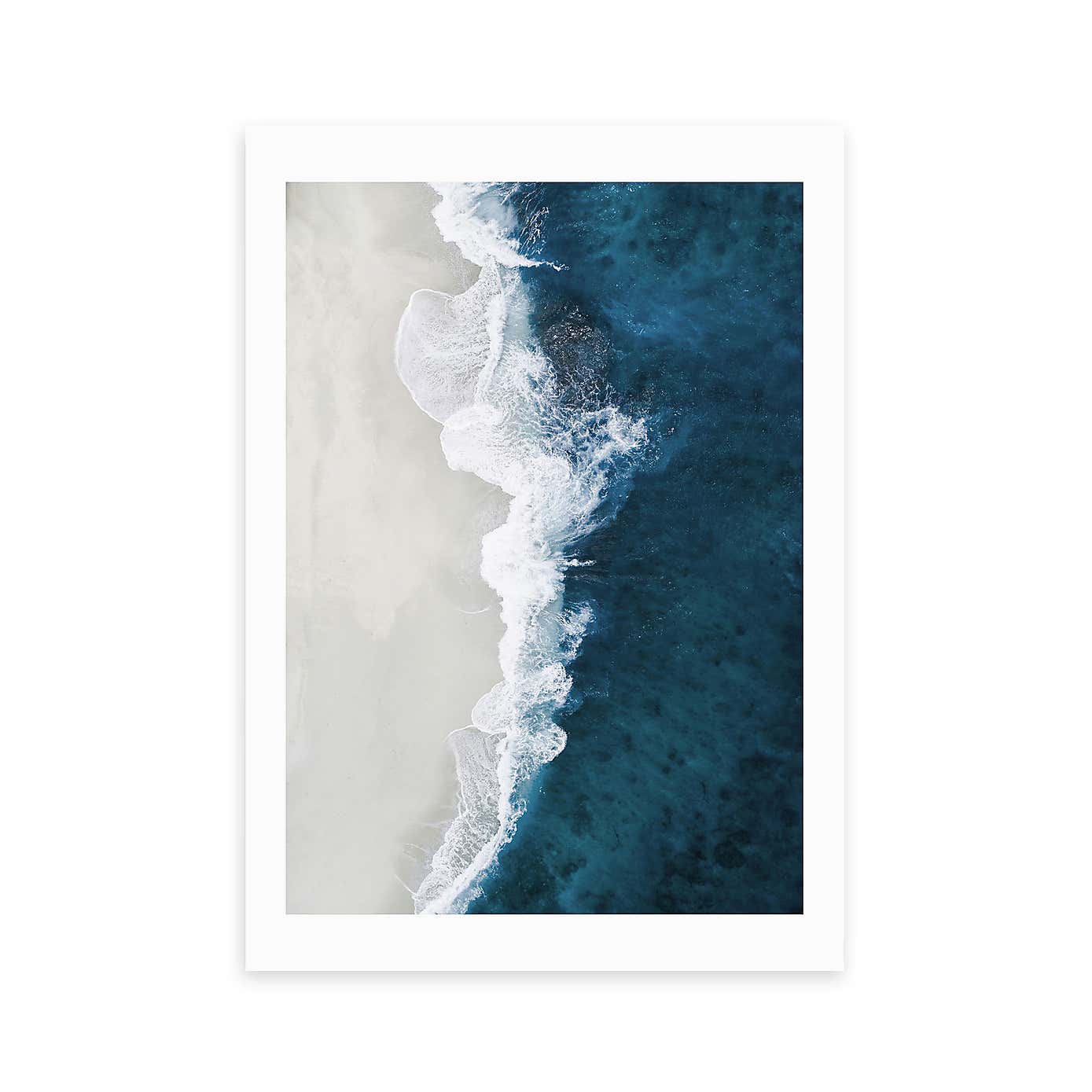 East End Prints Ocean Aerial Print