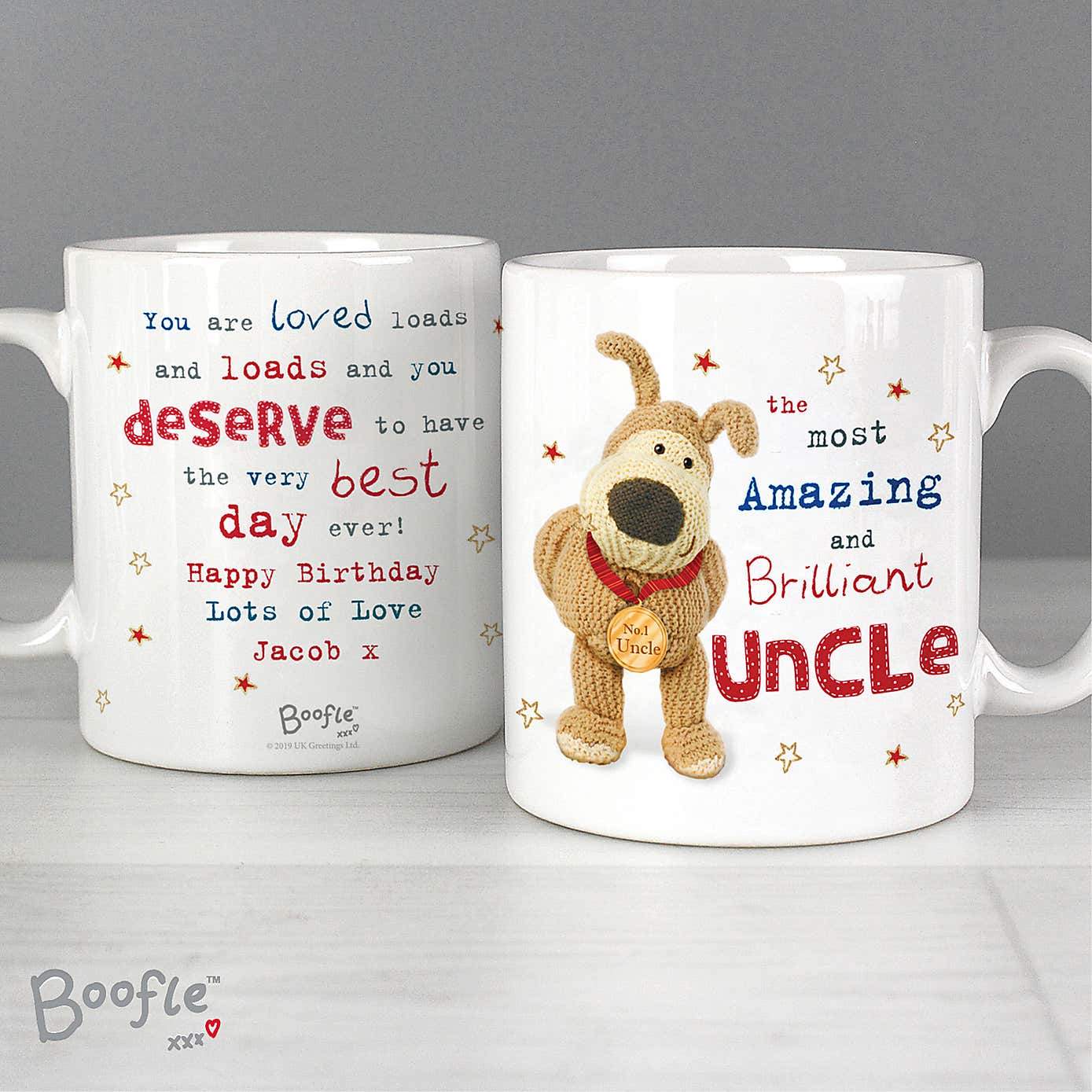 Personalised Boofle Medal Mug