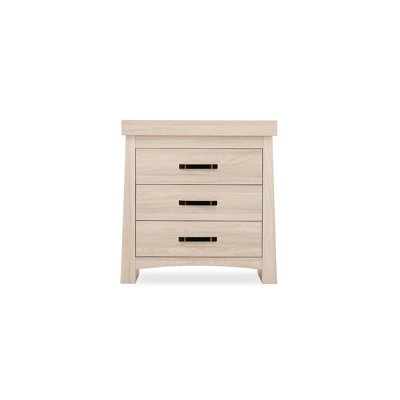 CuddleCo Isla 3 Drawer Chest & Changing Unit, Ash