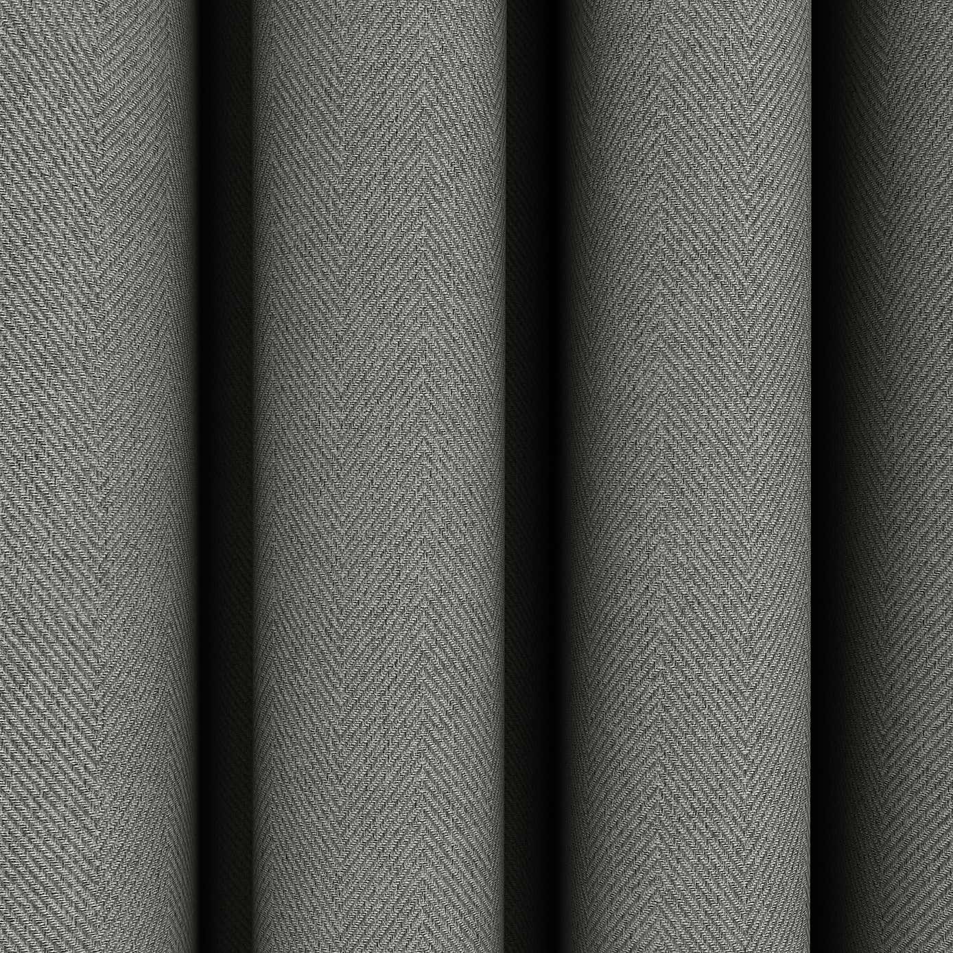 Rotterdam Herringbone Blackout Pencil Pleat Curtains