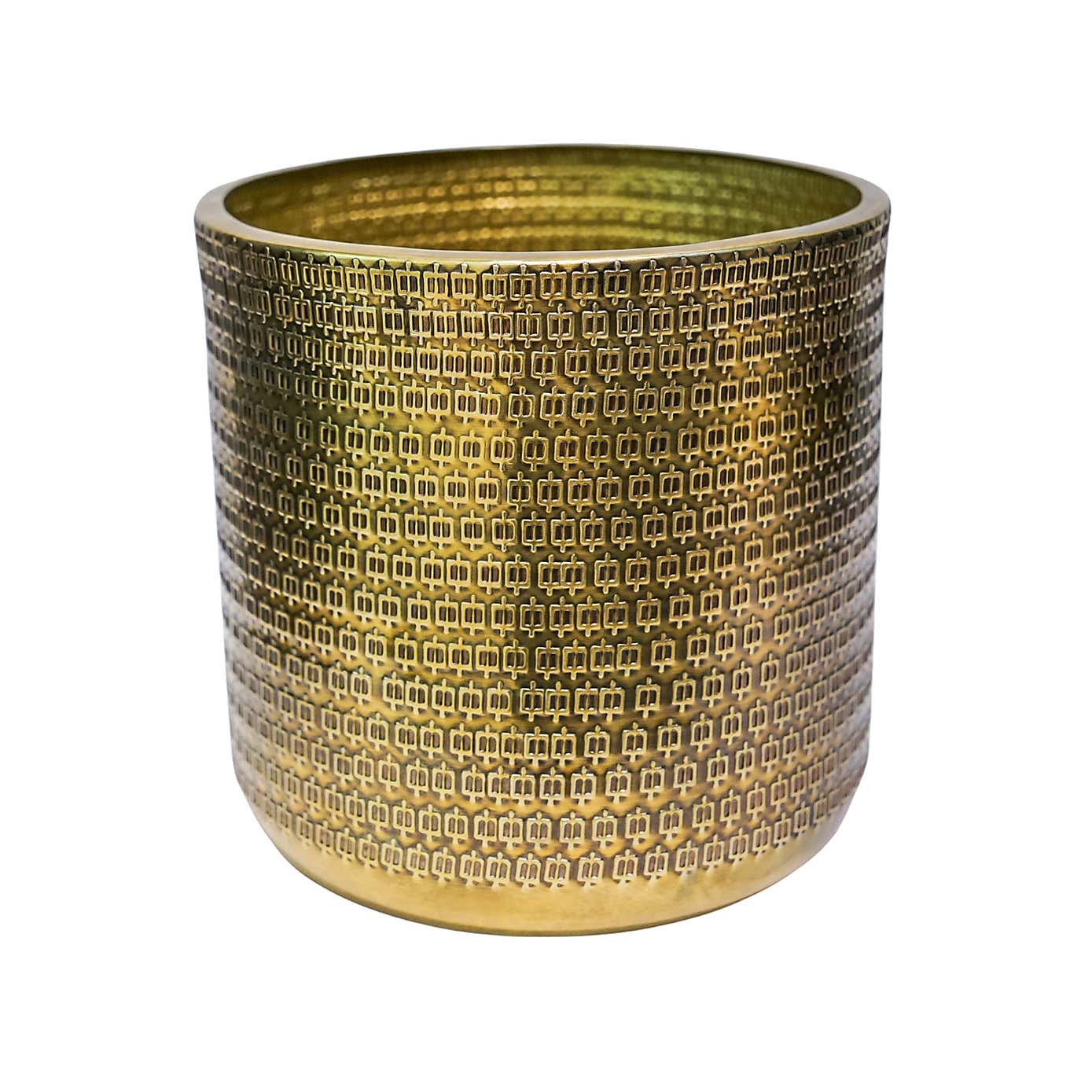 Solis Embossed Plant Pot