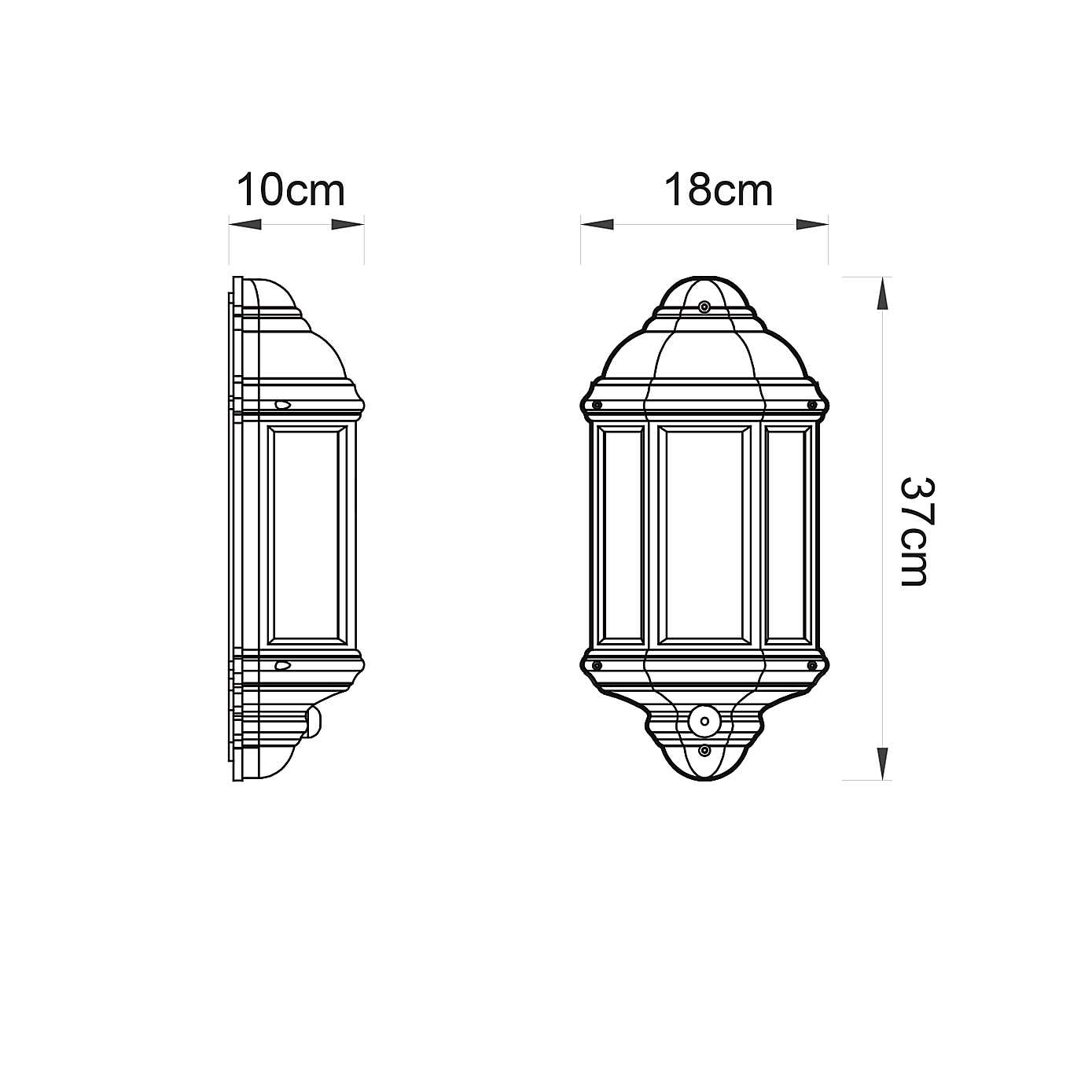 Vogue Lighting Epsom Outdoor PIR Wall Light