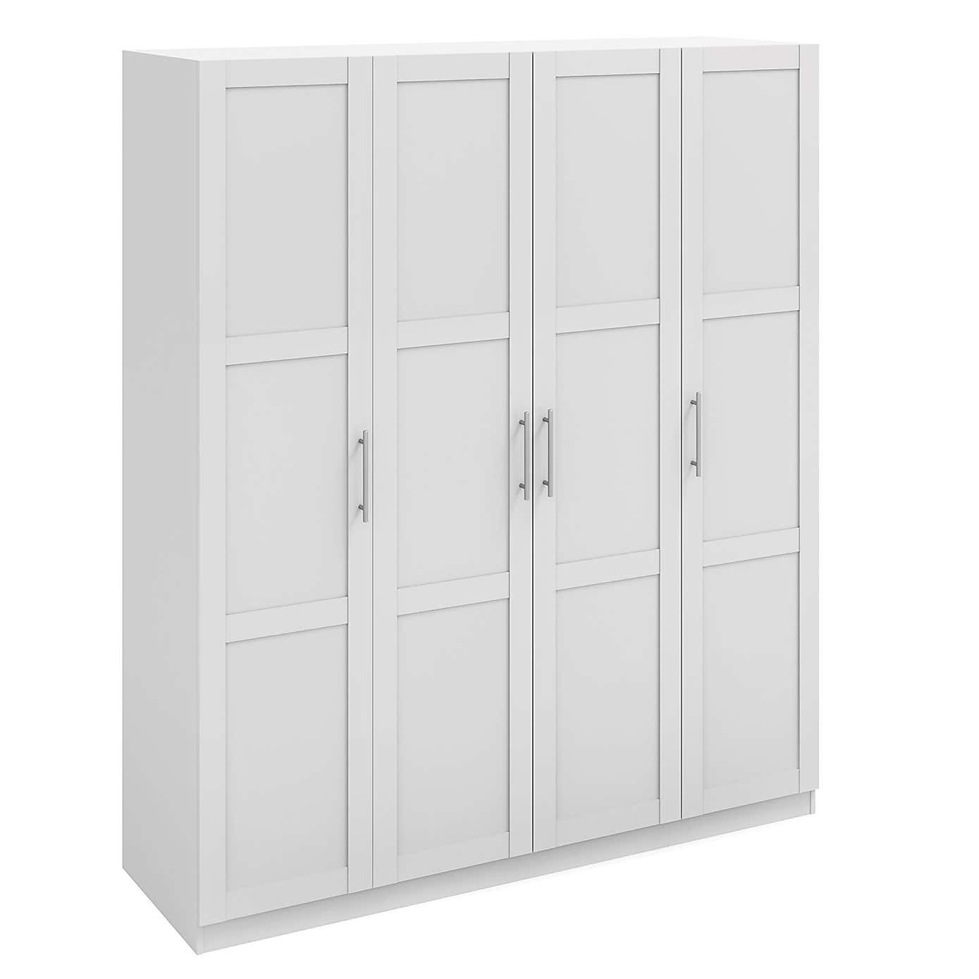 Sudbury Framed 4 Door Wardrobe