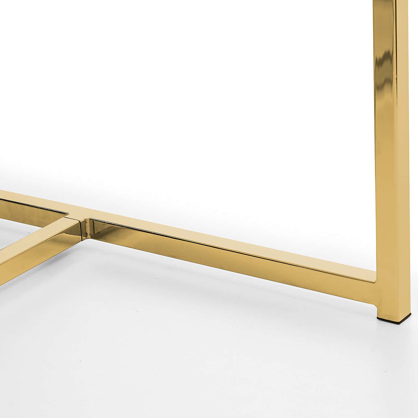 Scala Rectangular Dining Table Gold