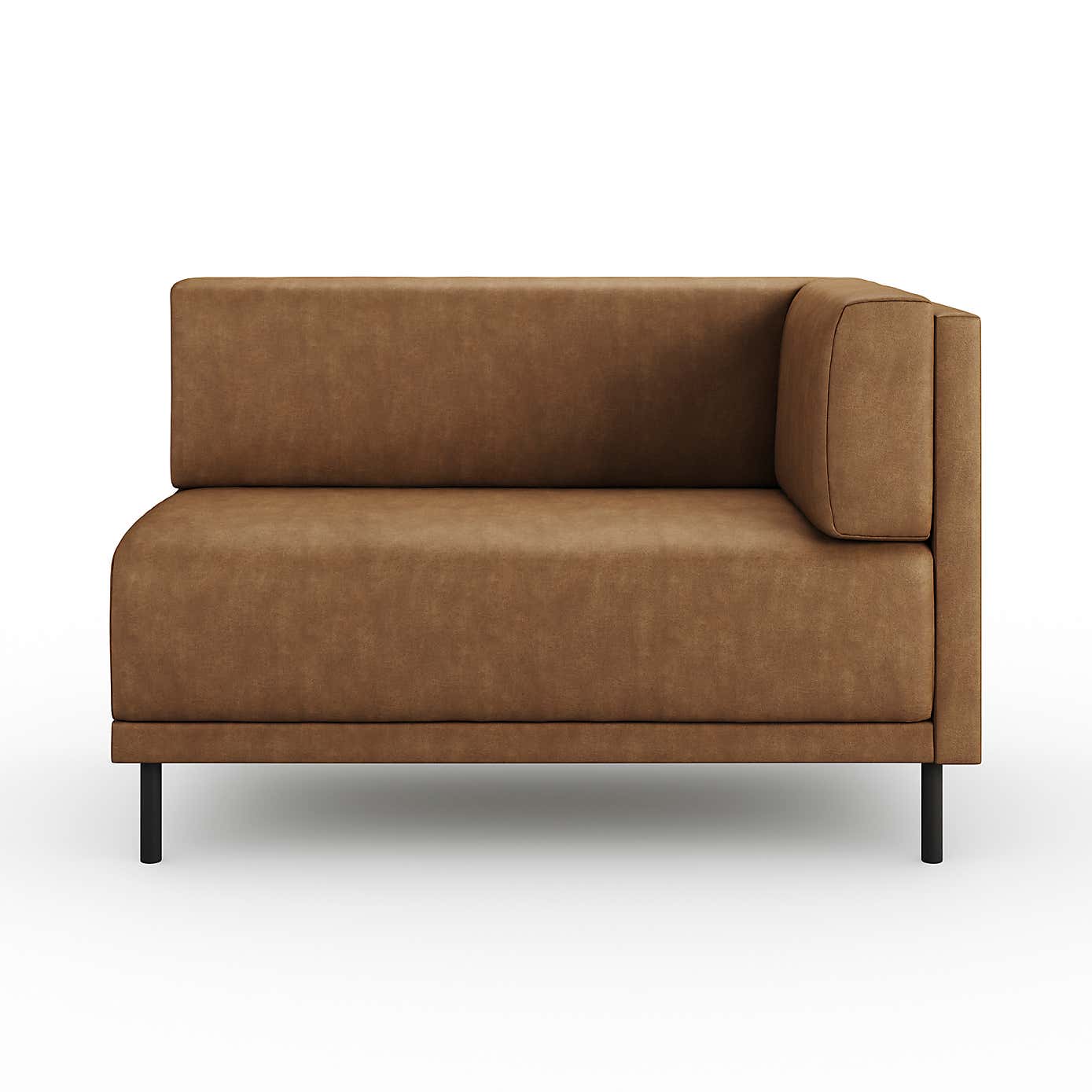 Mae Corner Dining Bench, Faux Leather