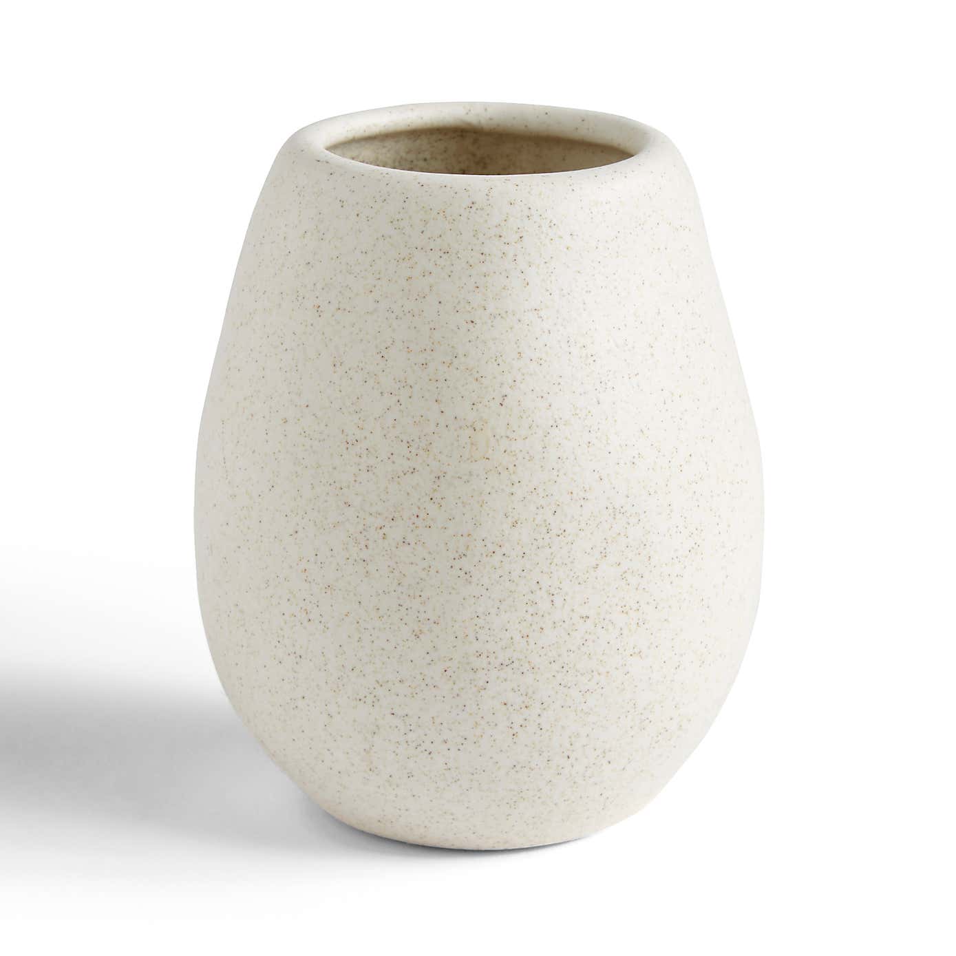 Cream Ceramic Toothbrush Holder