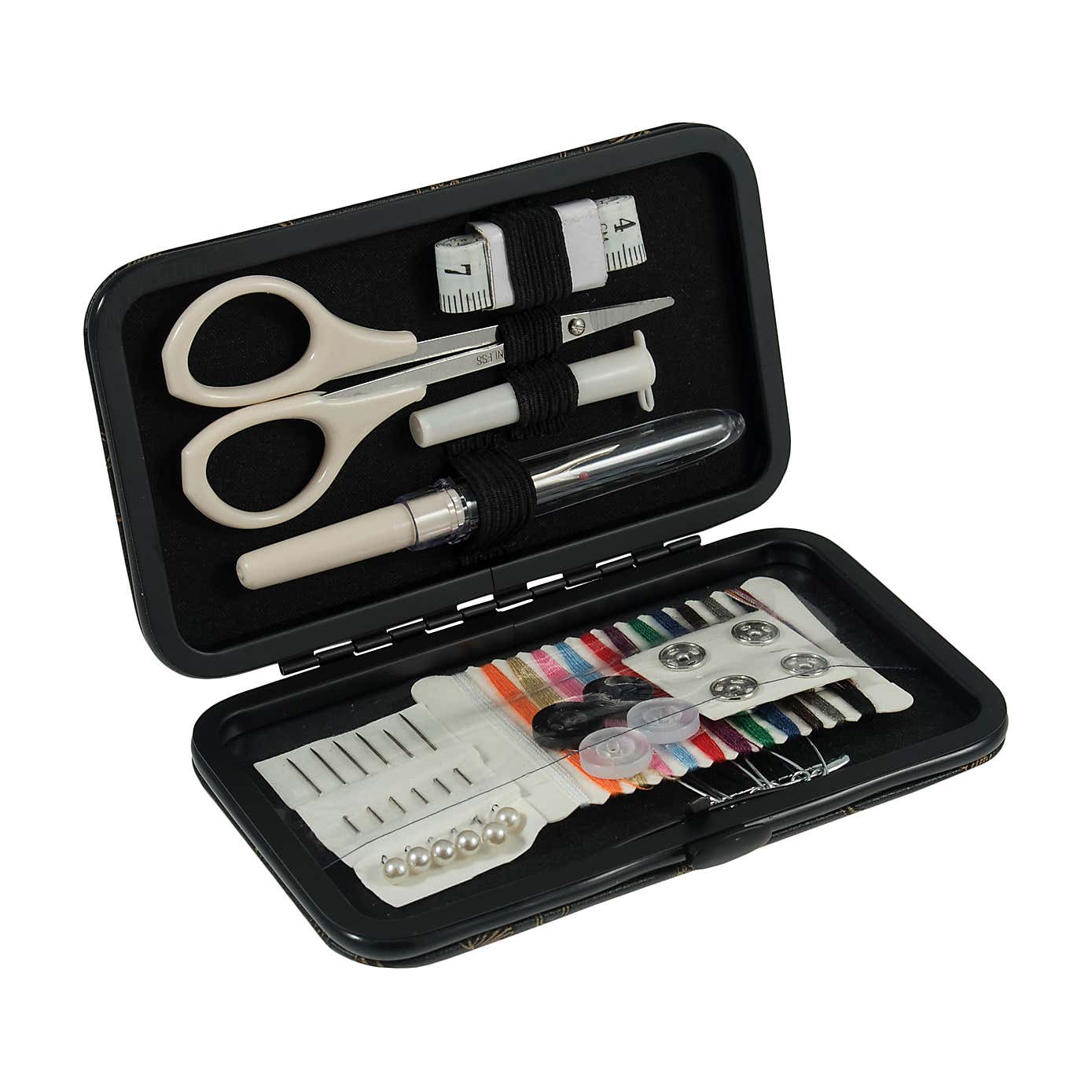 Hemline Gold PU Leather Sewing Kit