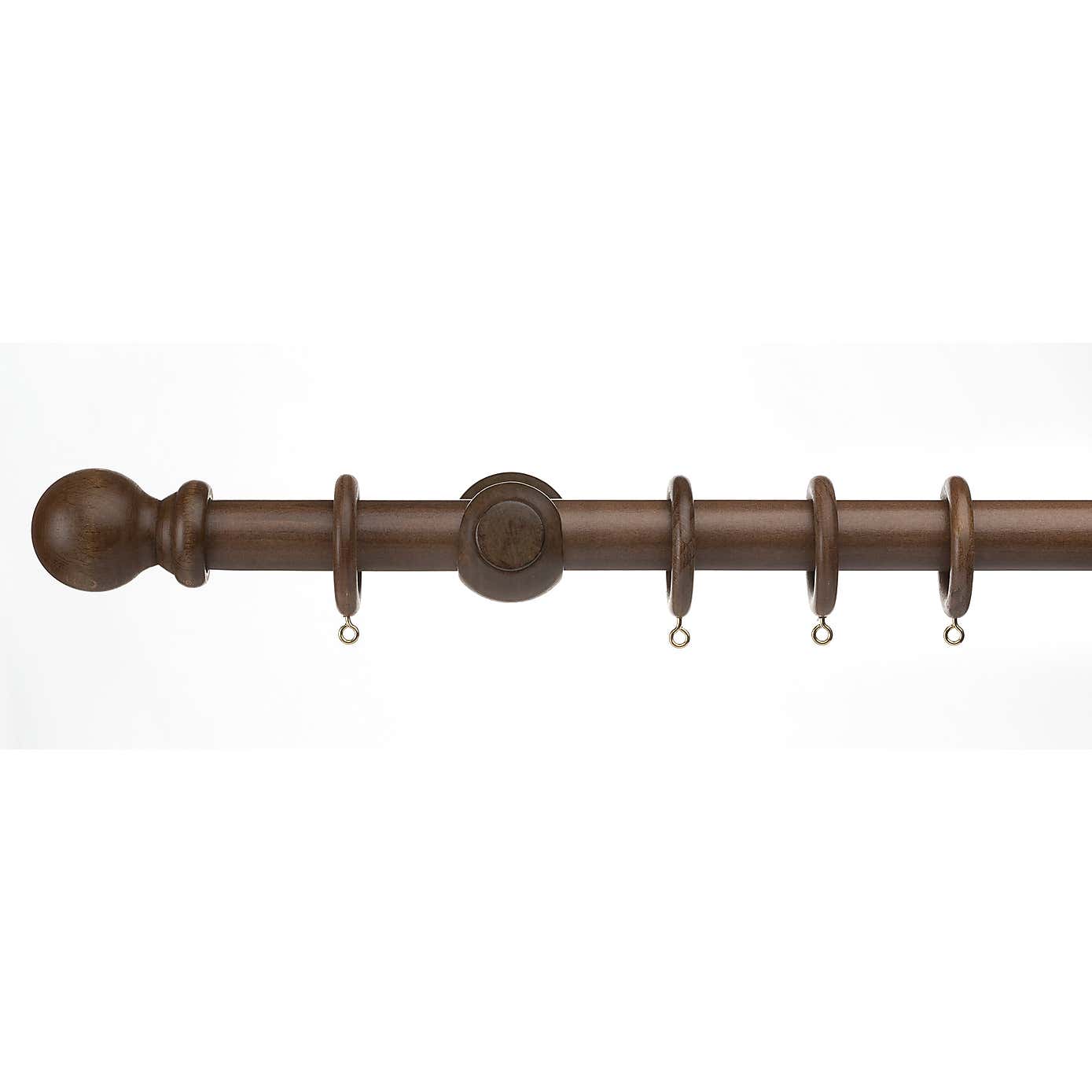 Universal 35mm Wooden Curtain Pole