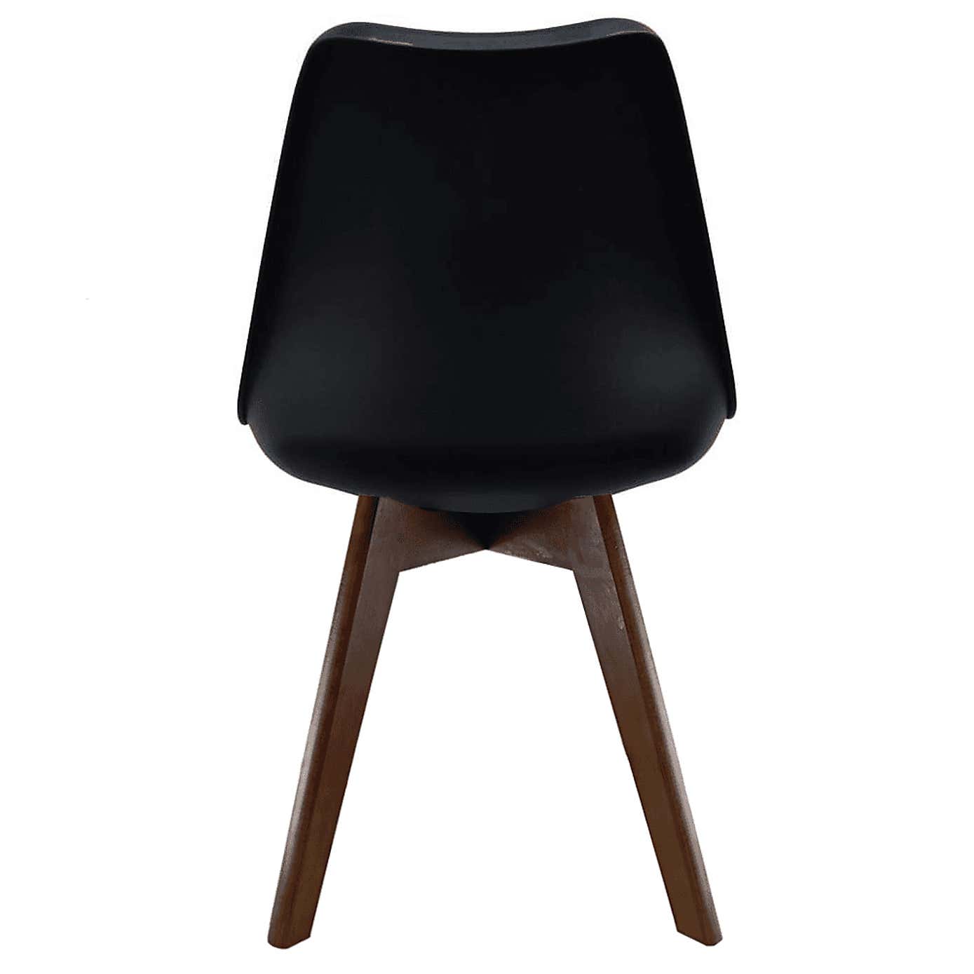 Fusion Living Soho Plastic Dining Chair with Squared Legs