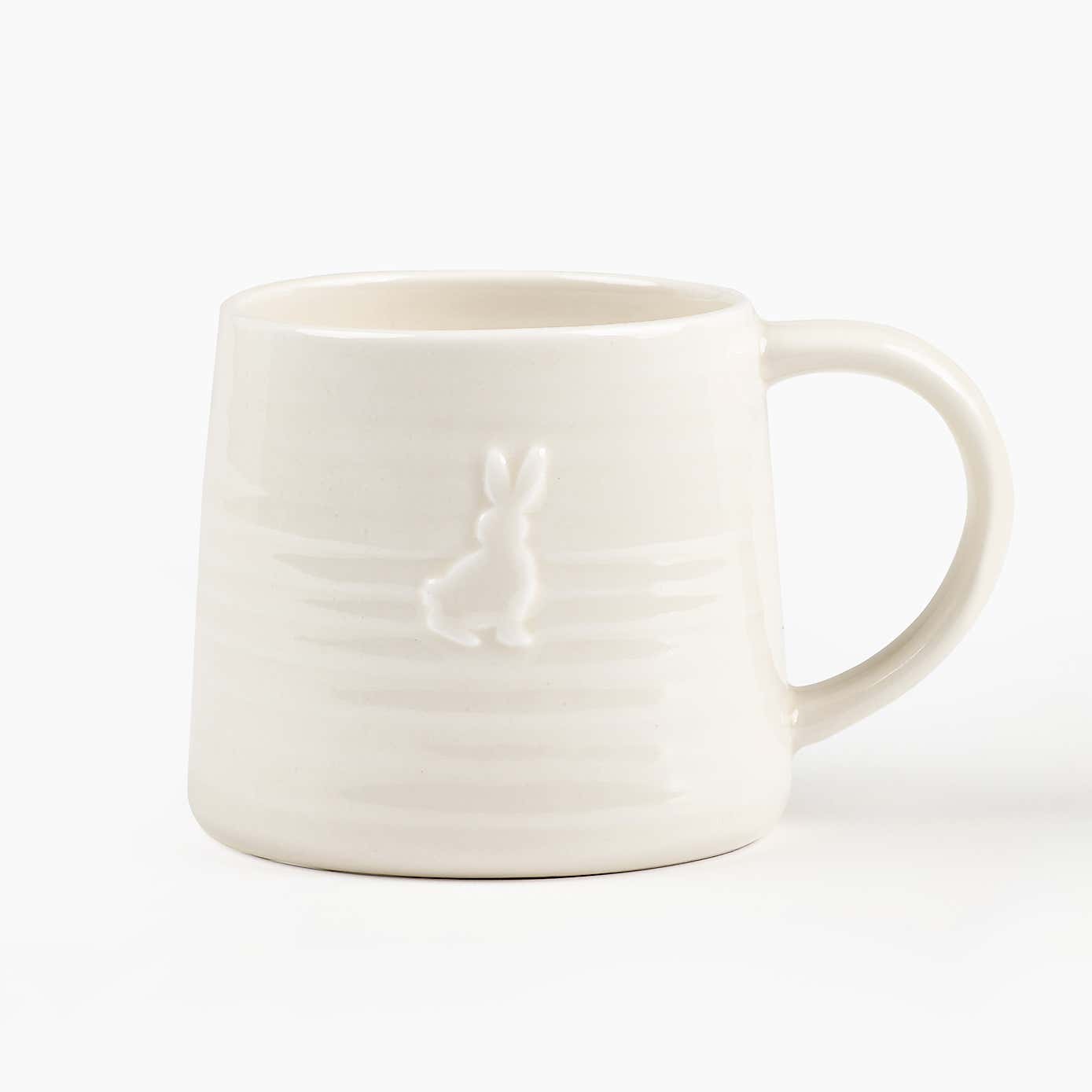 Animal Embossed Hare Mug
