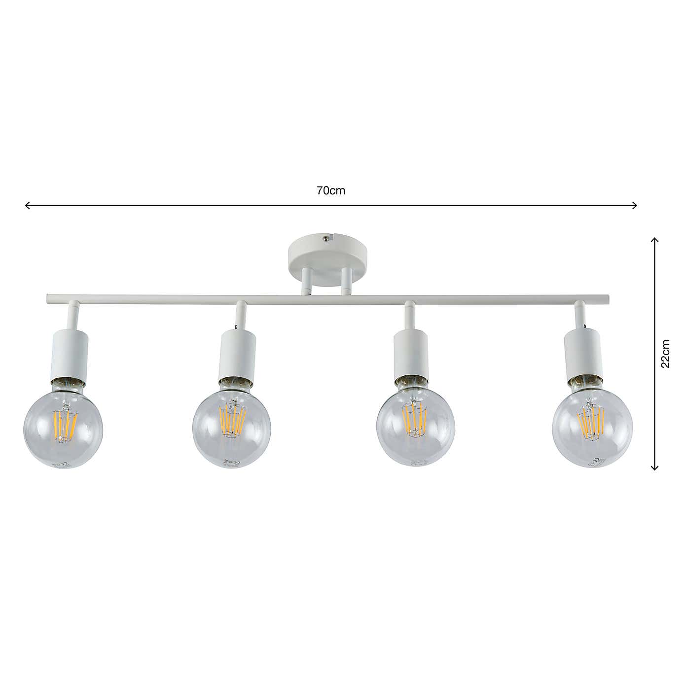 Koppla 4 Light Spotlight Bar