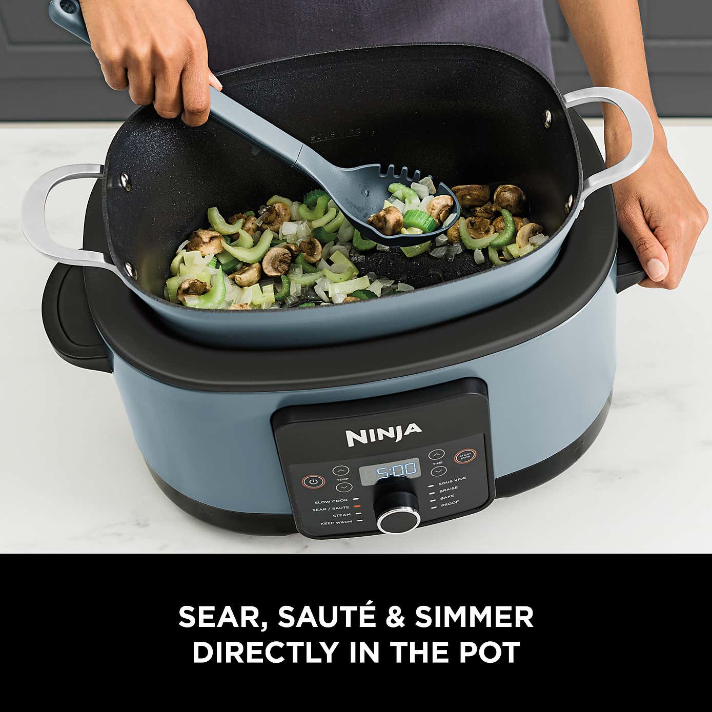 Ninja Foodi 8-in-1 Sea Salt Grey Possible Cooker