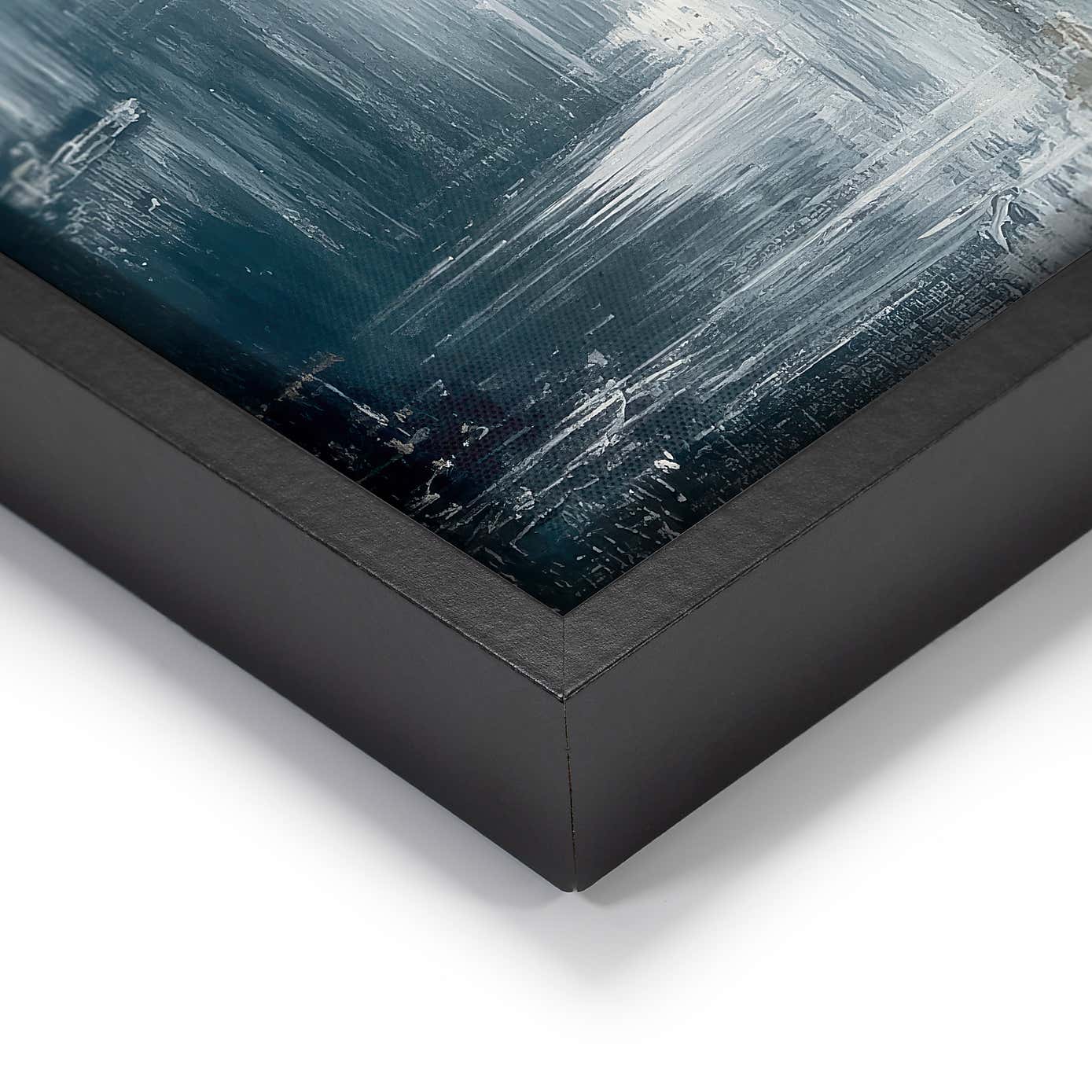 Deep Blue Framed Canvas