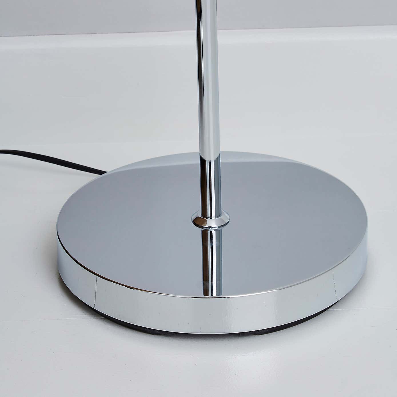 Apollo Integrated LED Dimmable Chrome Floor Lamp