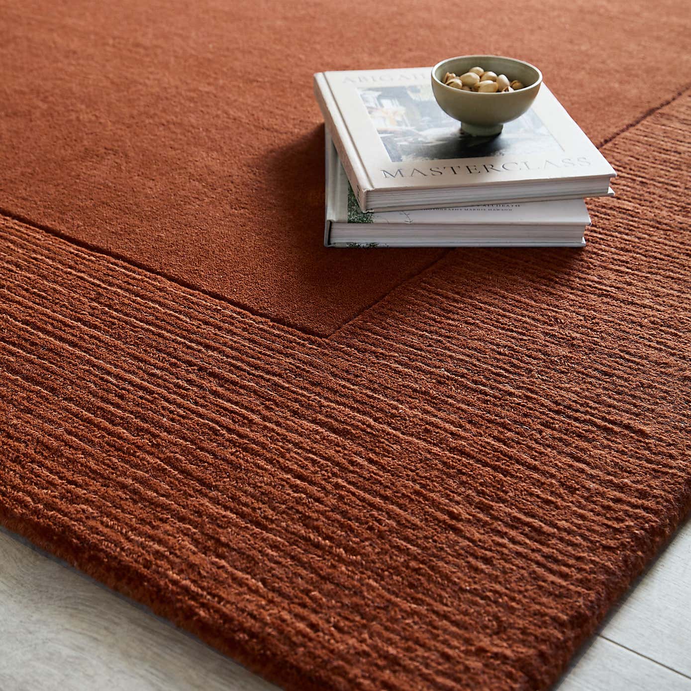 Boston Wool Border Rug